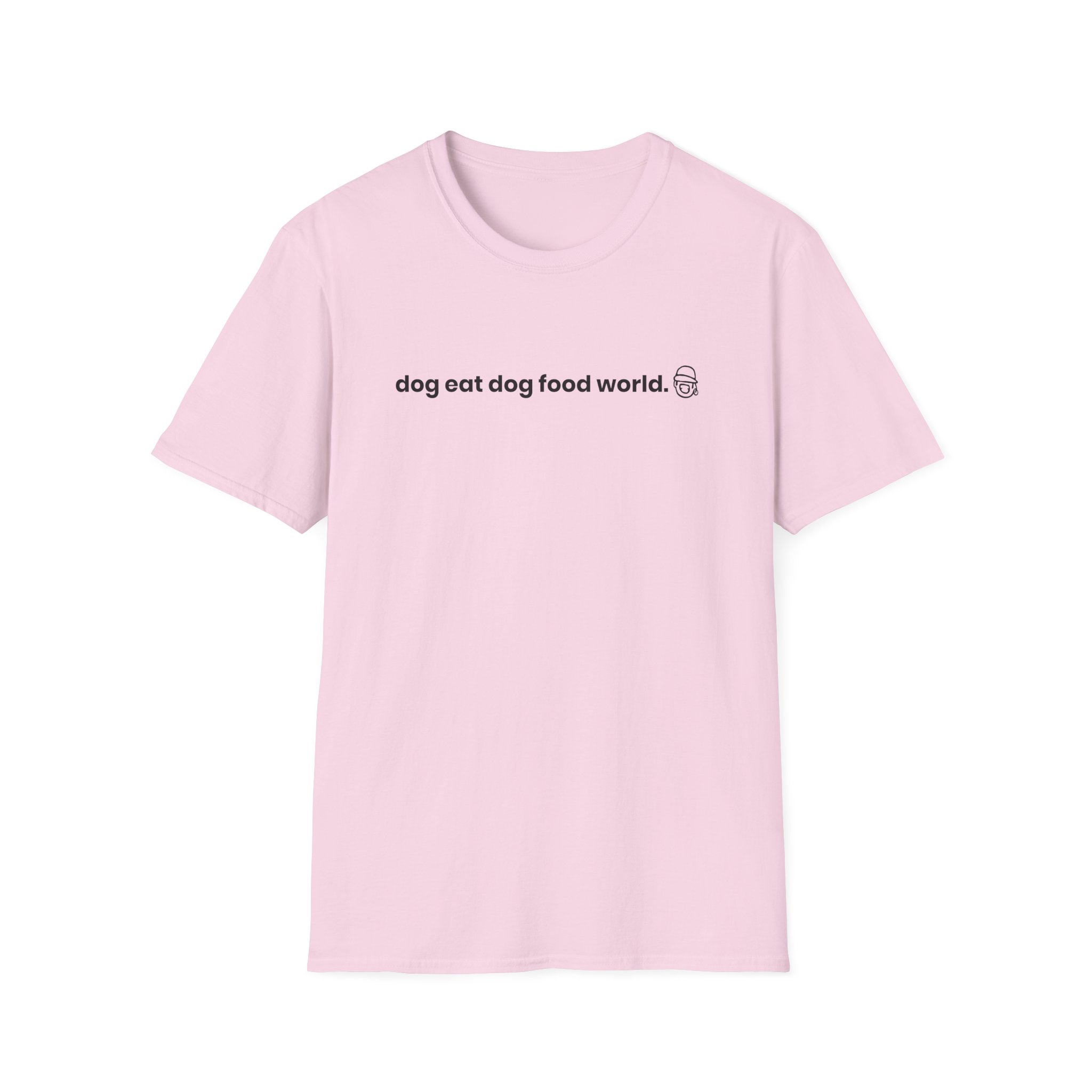 Niko B Dog Eat Dog Food World Unisex Softstyle T-shirt