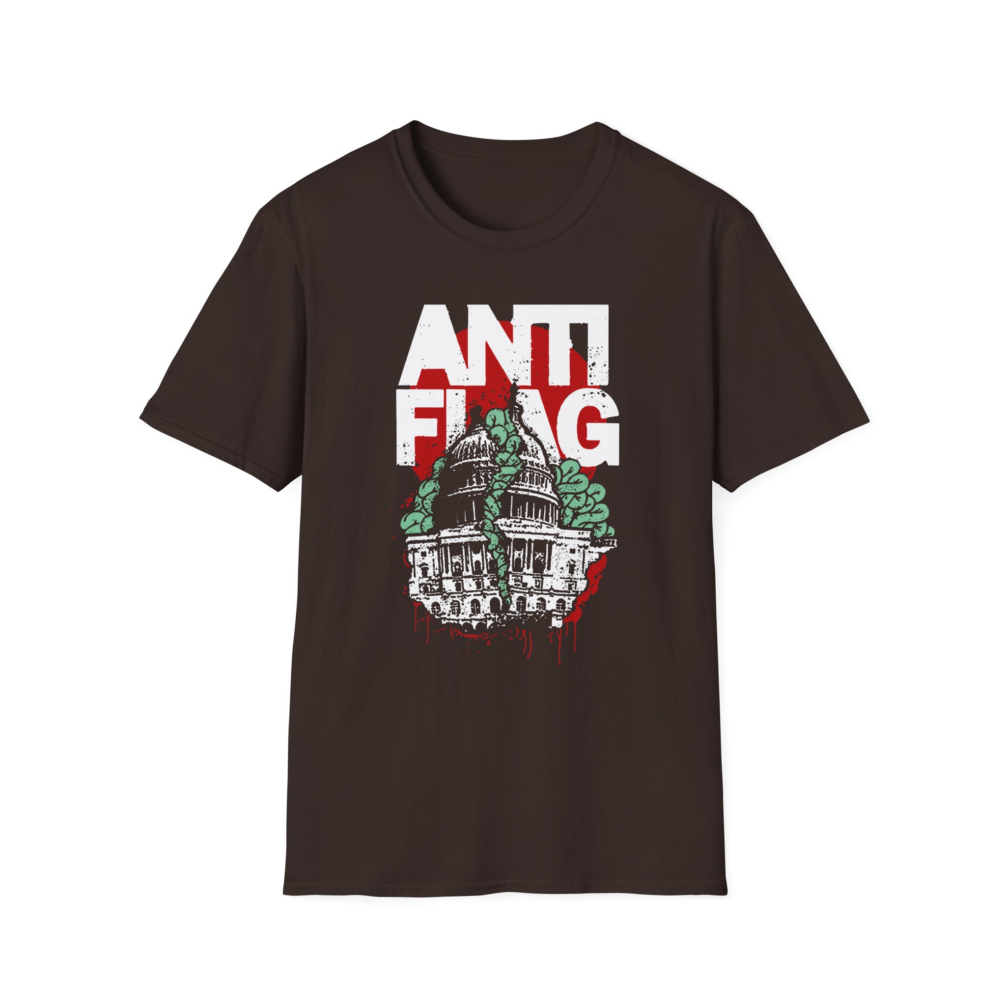 Anti Flag Washington Dc Unisex Softstyle T-Shirt