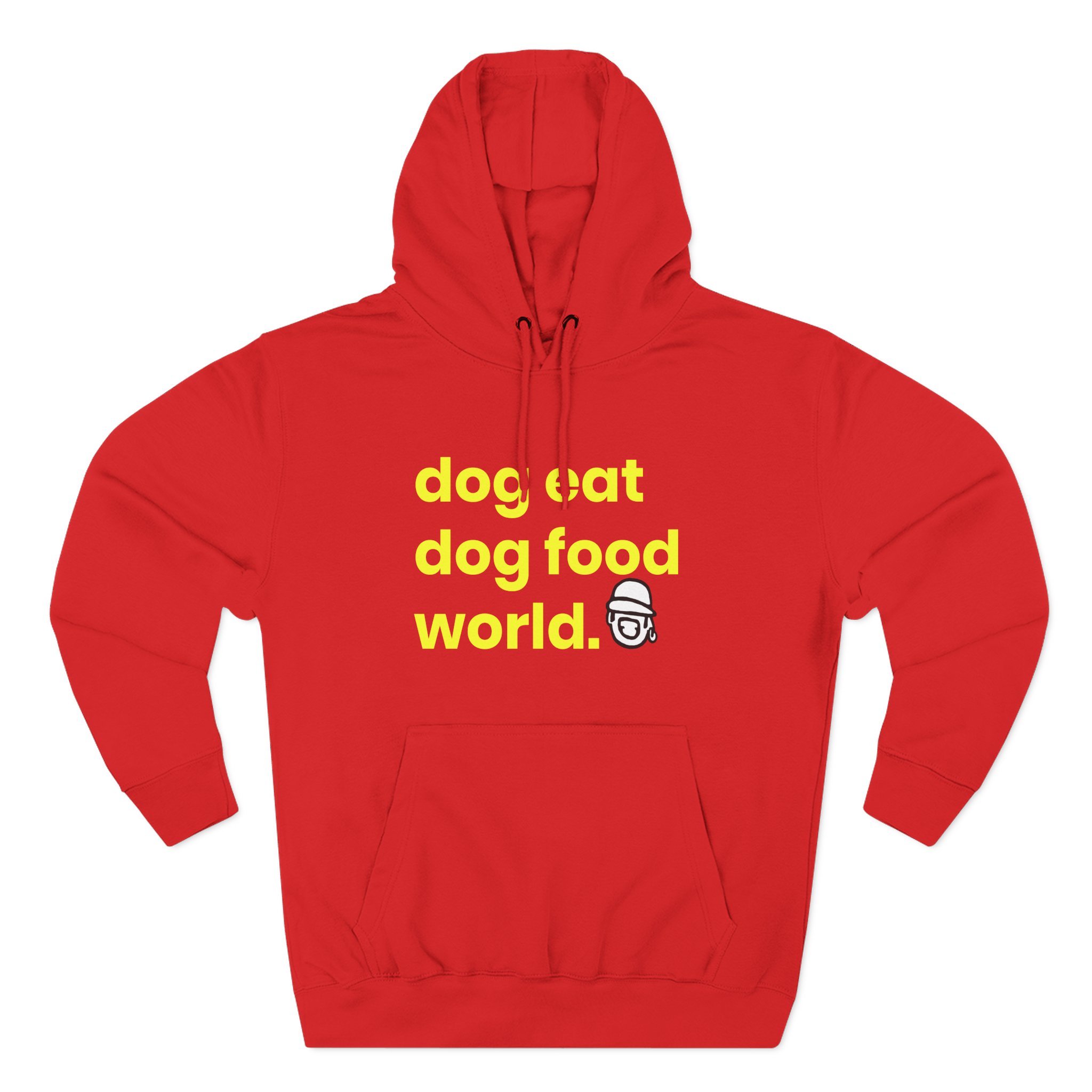 Niko B Dog Eat Dog Food World Three-panel Fleece Hoodie