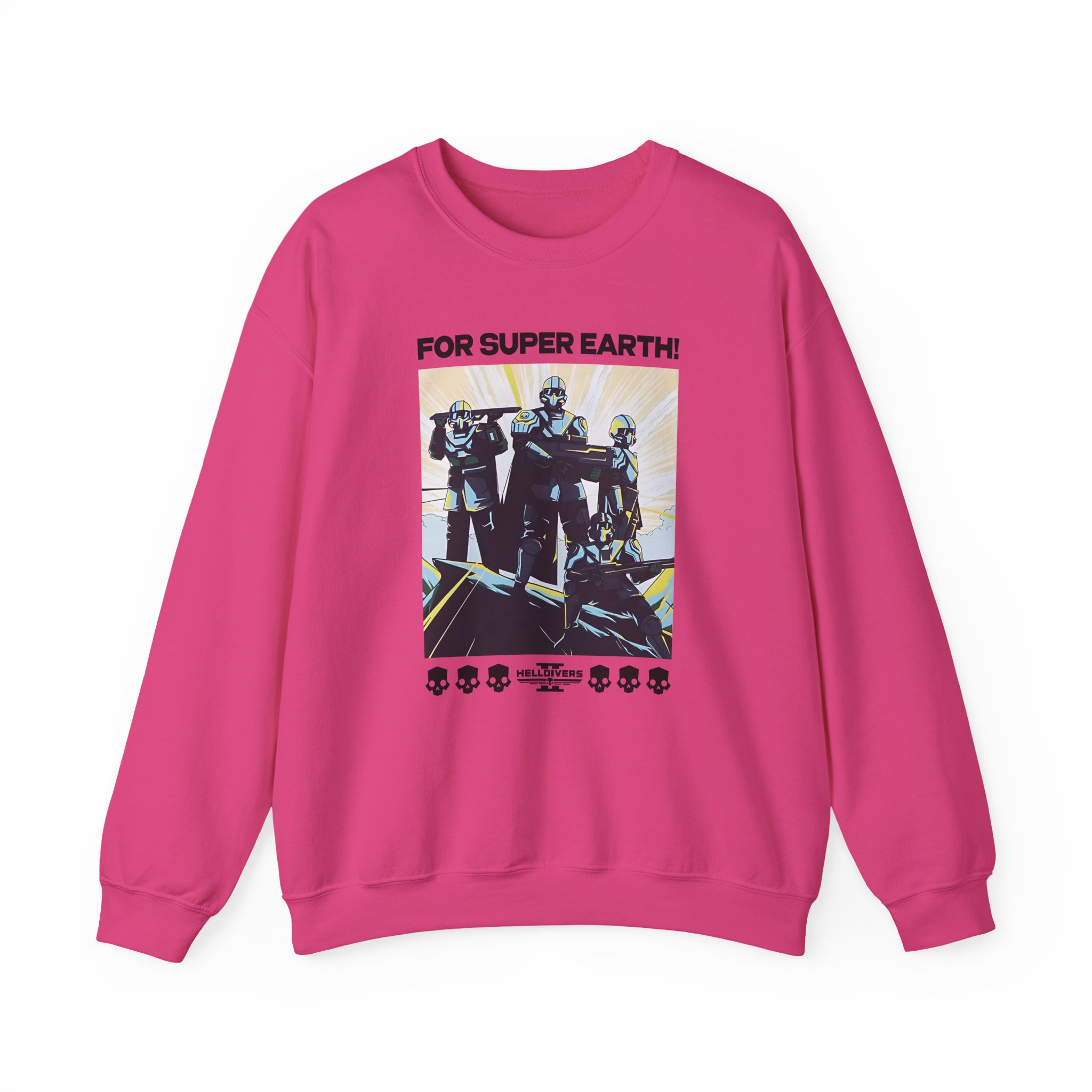 Helldivers for Democracy Unisex Heavy Blendâ„¢ Crewneck Sweatshirt