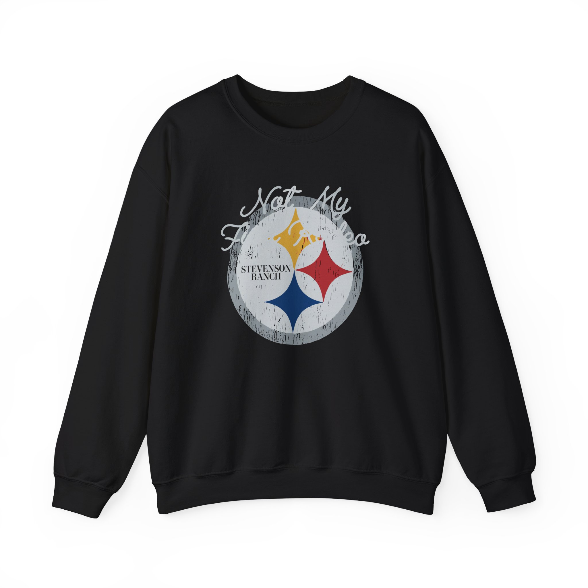 Mike Stud Stevenson Ranch X Pittsburgh Bradshaw Unisex Heavy Blendâ„¢ Crewneck Sweatshirt