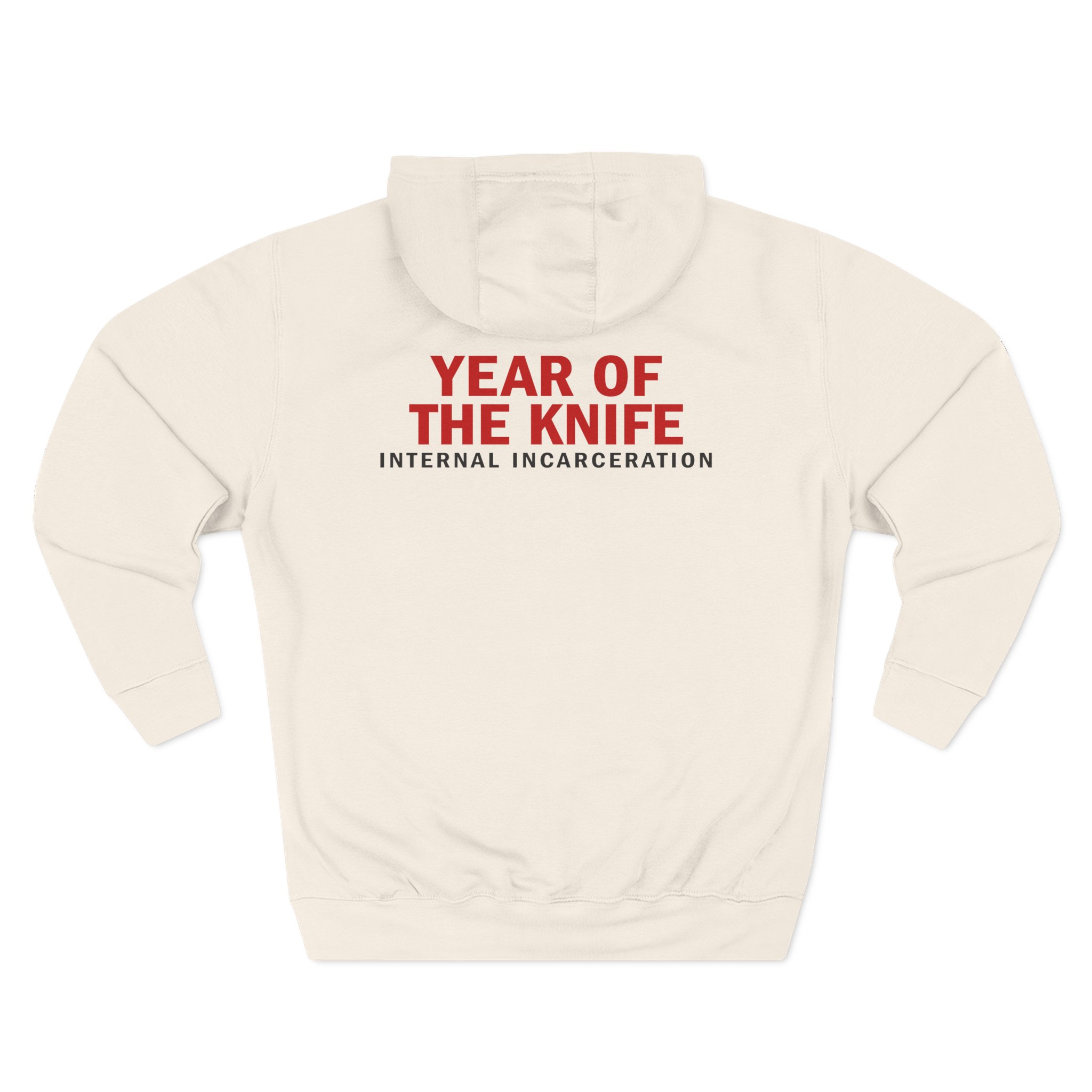 Year of the Knife Three-Panel Fleece Hoodie