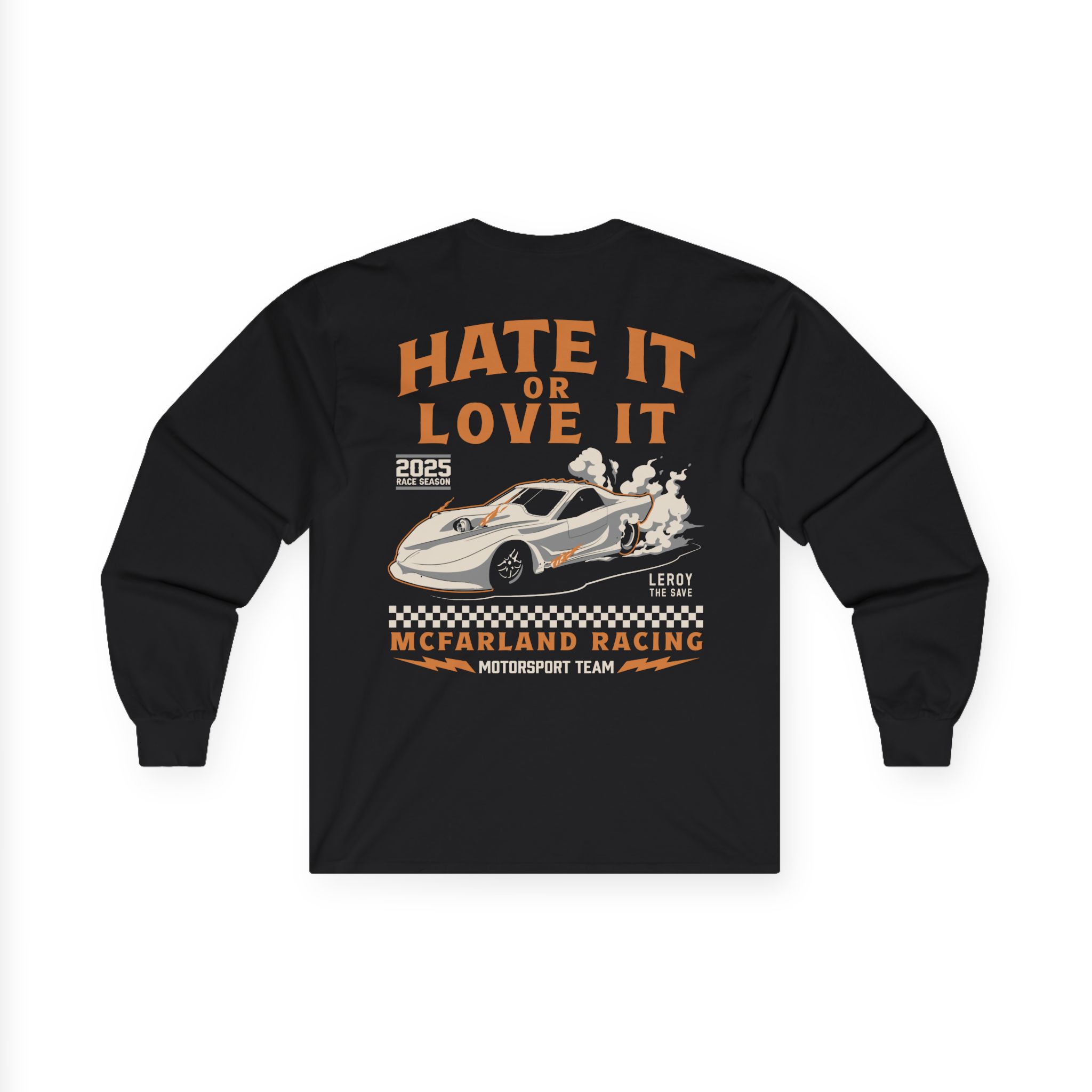 Cleetus Mcfarland Hate It or Love It Leroy Unisex Ultra Cotton Long Sleeve Tee