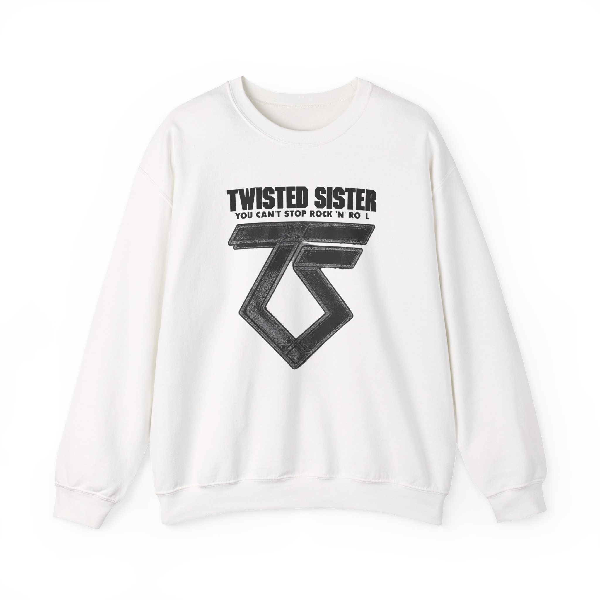 Can't Stop Rock 'n' Roll Twisted Sister Unisex Heavy Blendâ„¢ Crewneck Sweatshirt