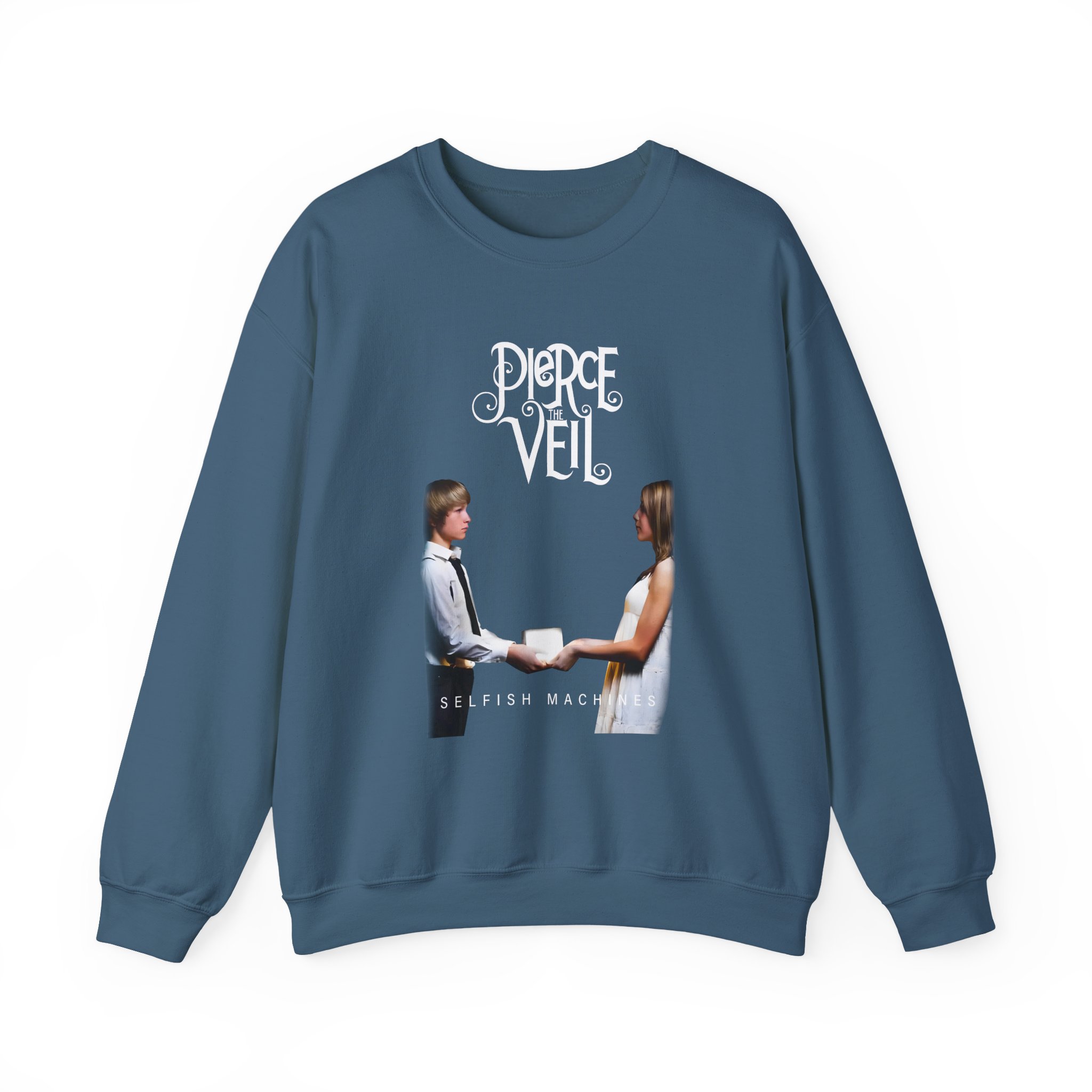 Pierce the Veil Selfish Machines Unisex Heavy Blendâ„¢ Crewneck Sweatshirt