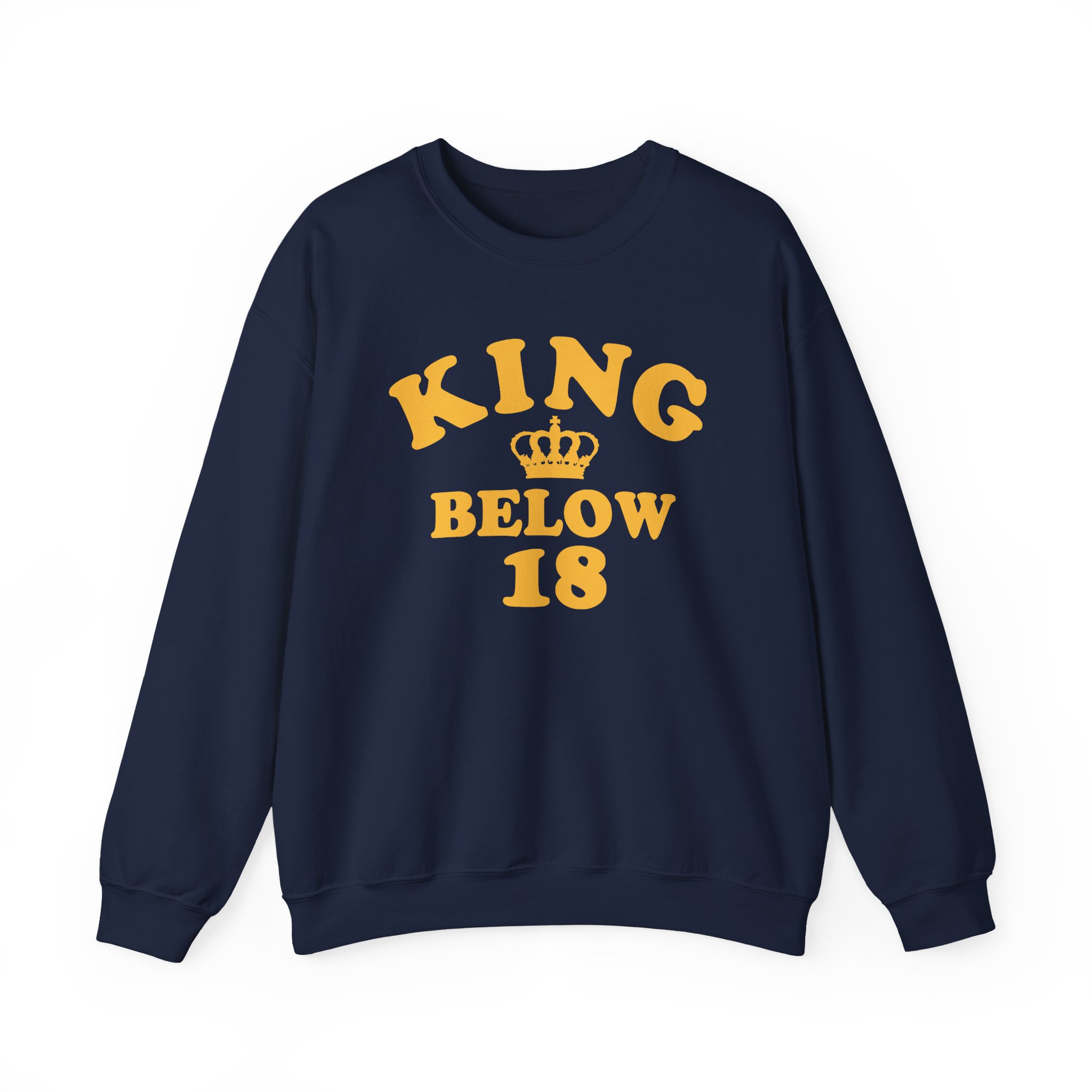 Ymh King Below 18 Toddler Unisex Heavy Blendâ„¢ Crewneck Sweatshirt