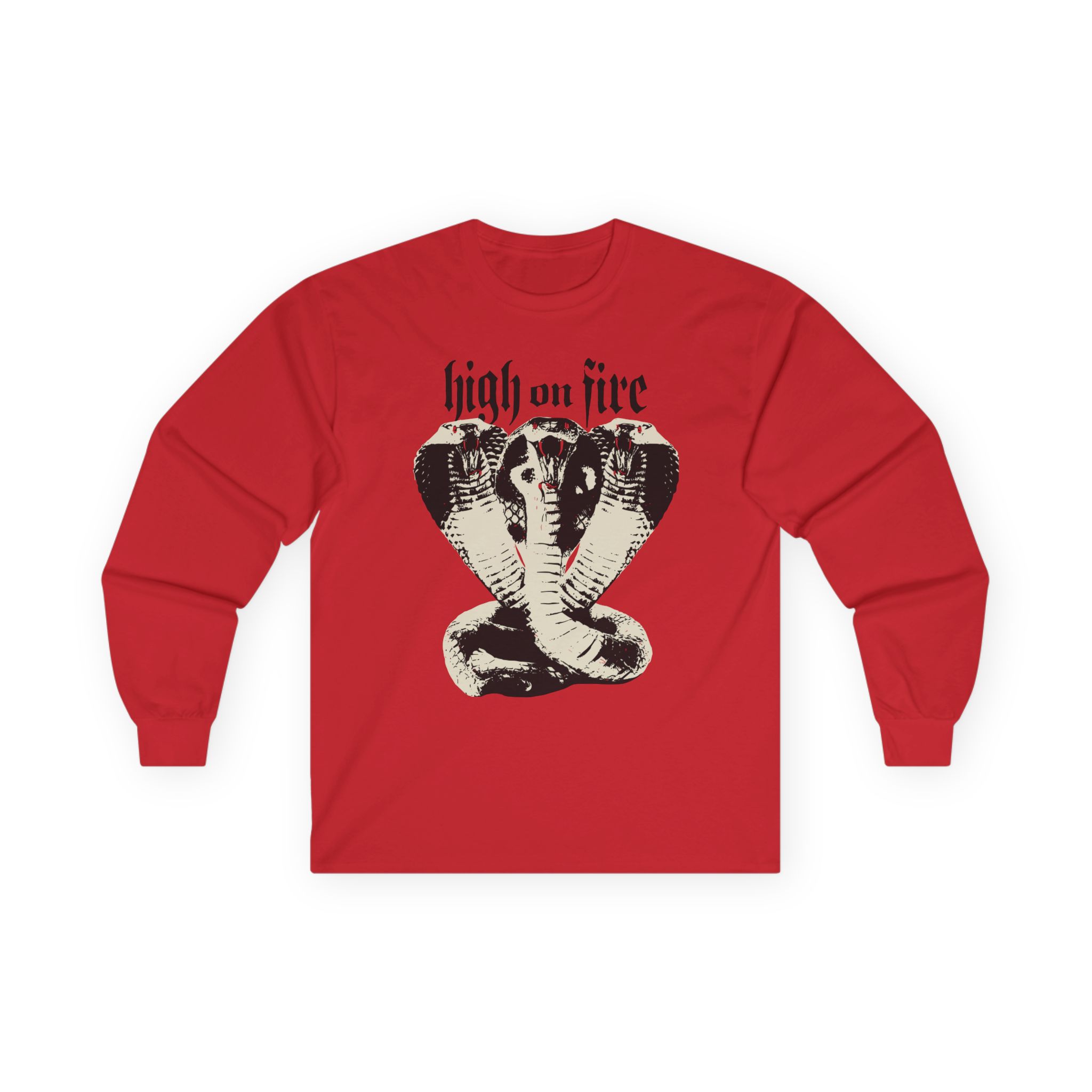 High on Fire Branca Snakes Unisex Ultra Cotton Long Sleeve Tee