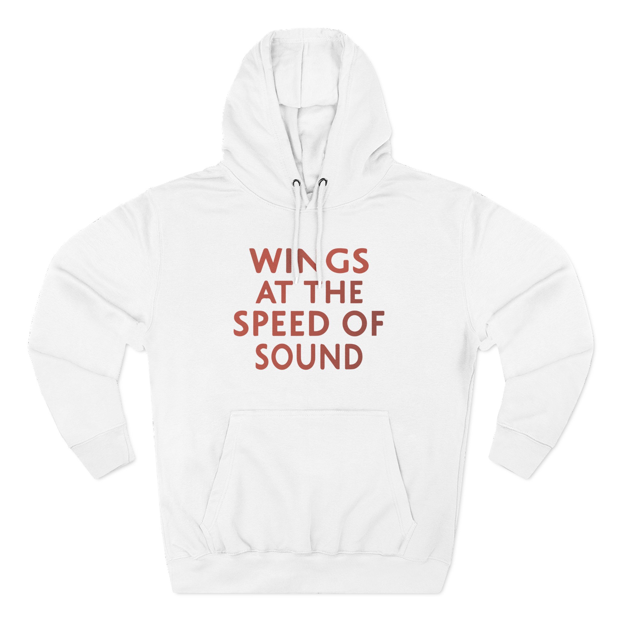 Wings at the Speed of Sound Three-Panel Fleece Hoodie