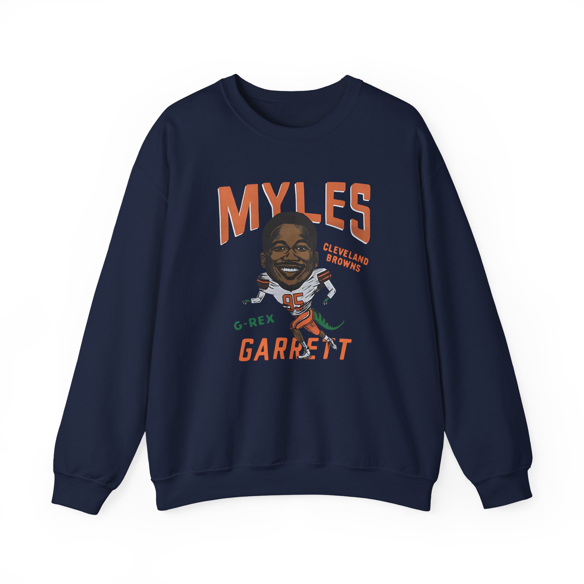 Myles Garrett Cleveland Browns Unisex Heavy Blendâ„¢ Crewneck Sweatshirt