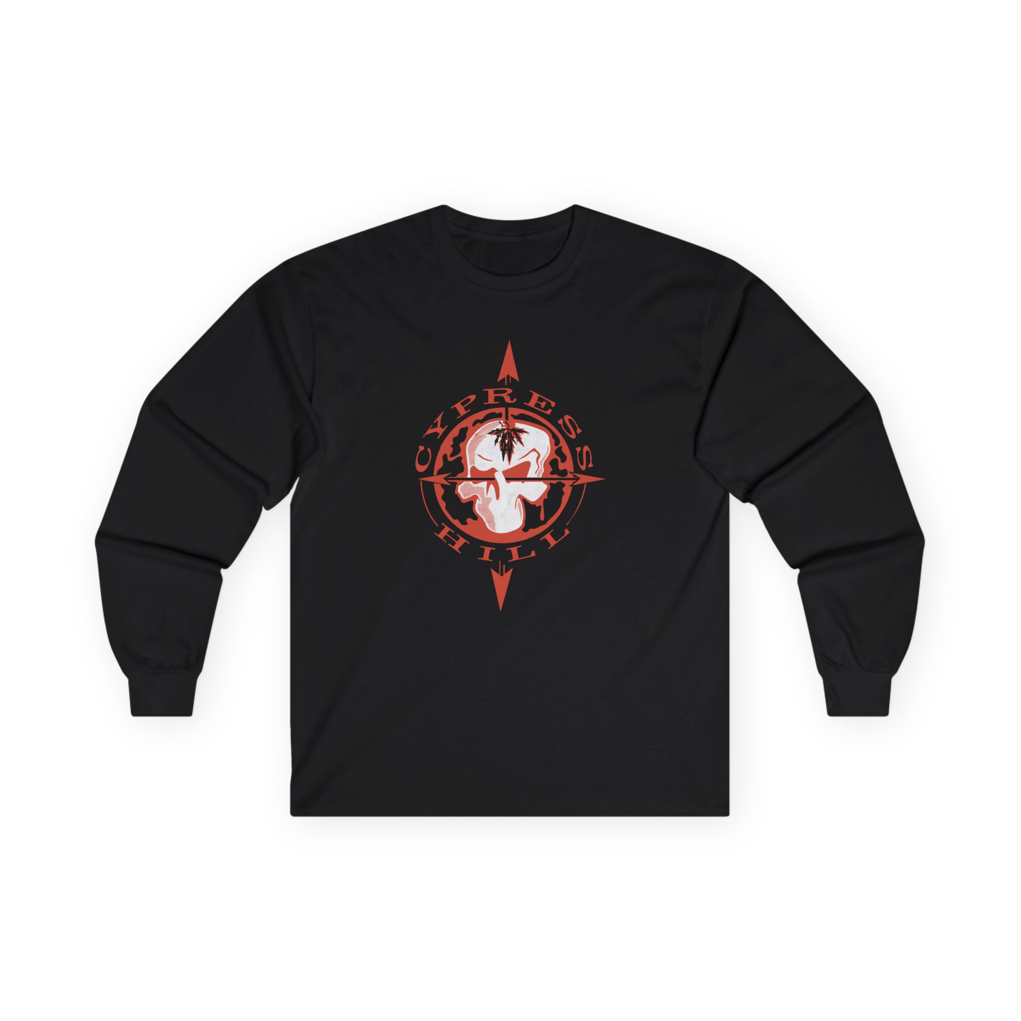 Cypress Hill Skull N Compass Unisex Ultra Cotton Long Sleeve Tee