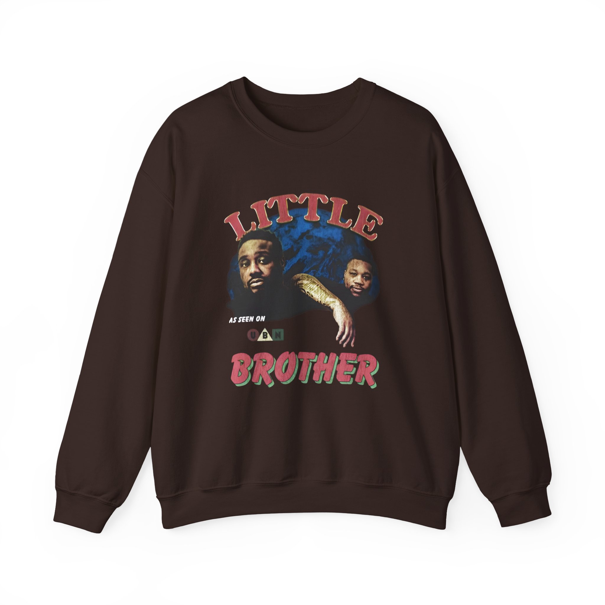 Little Brother Vintage Photo Unisex Heavy Blendâ„¢ Crewneck Sweatshirt