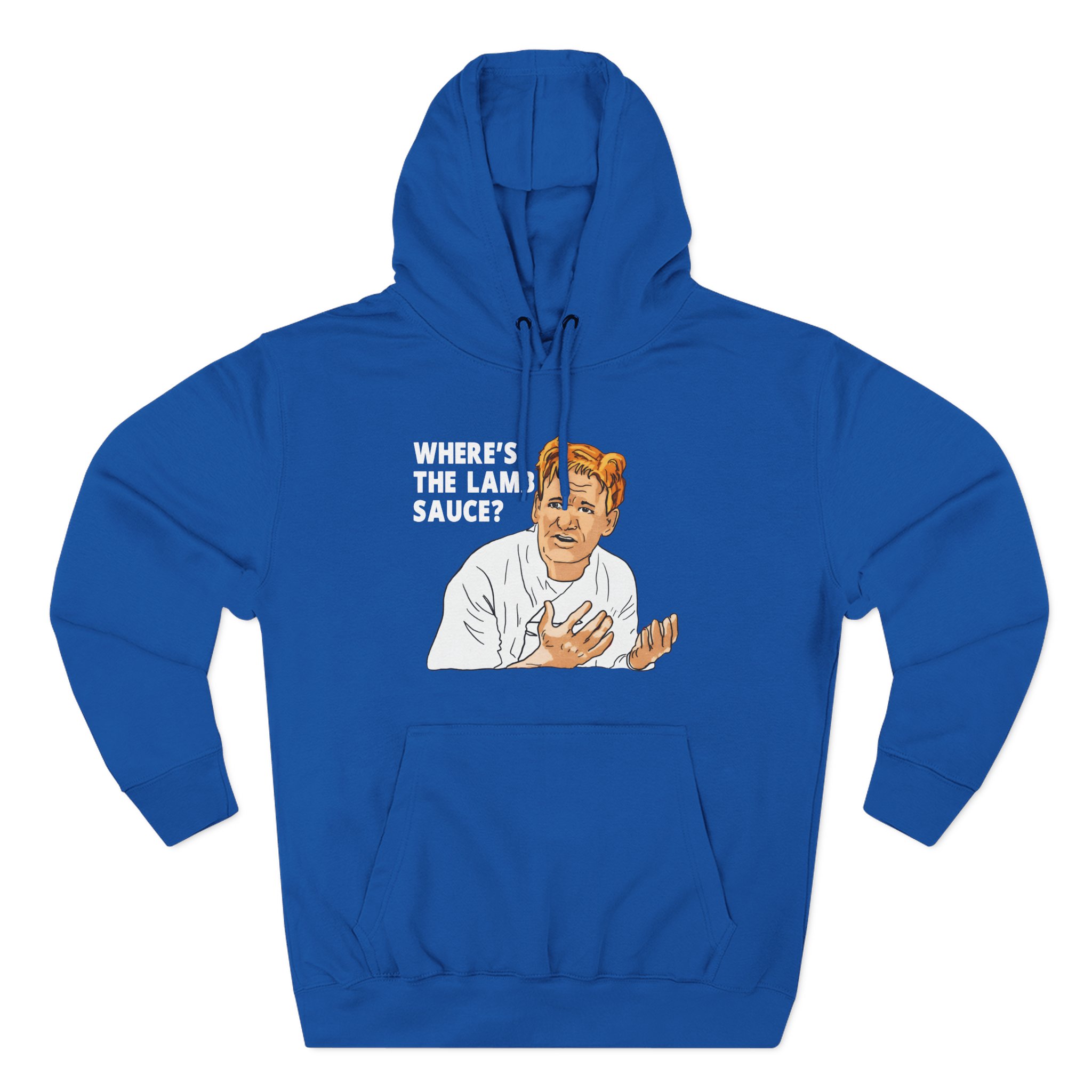 Gordon Ramsay Wheres the Lamb Sauce Three-Panel Fleece Hoodie