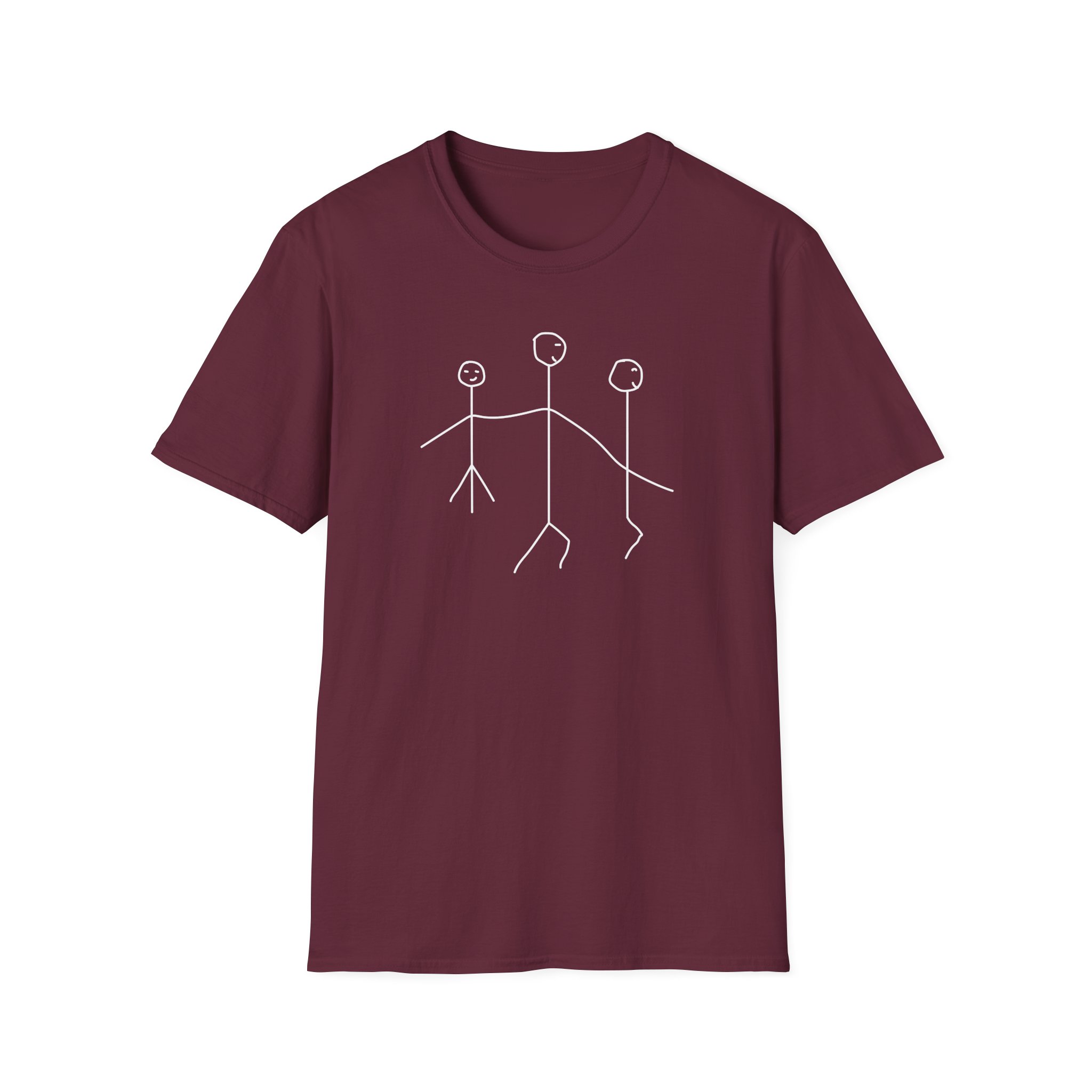 Leith Ross Stick Figures Unisex Softstyle T-Shirt