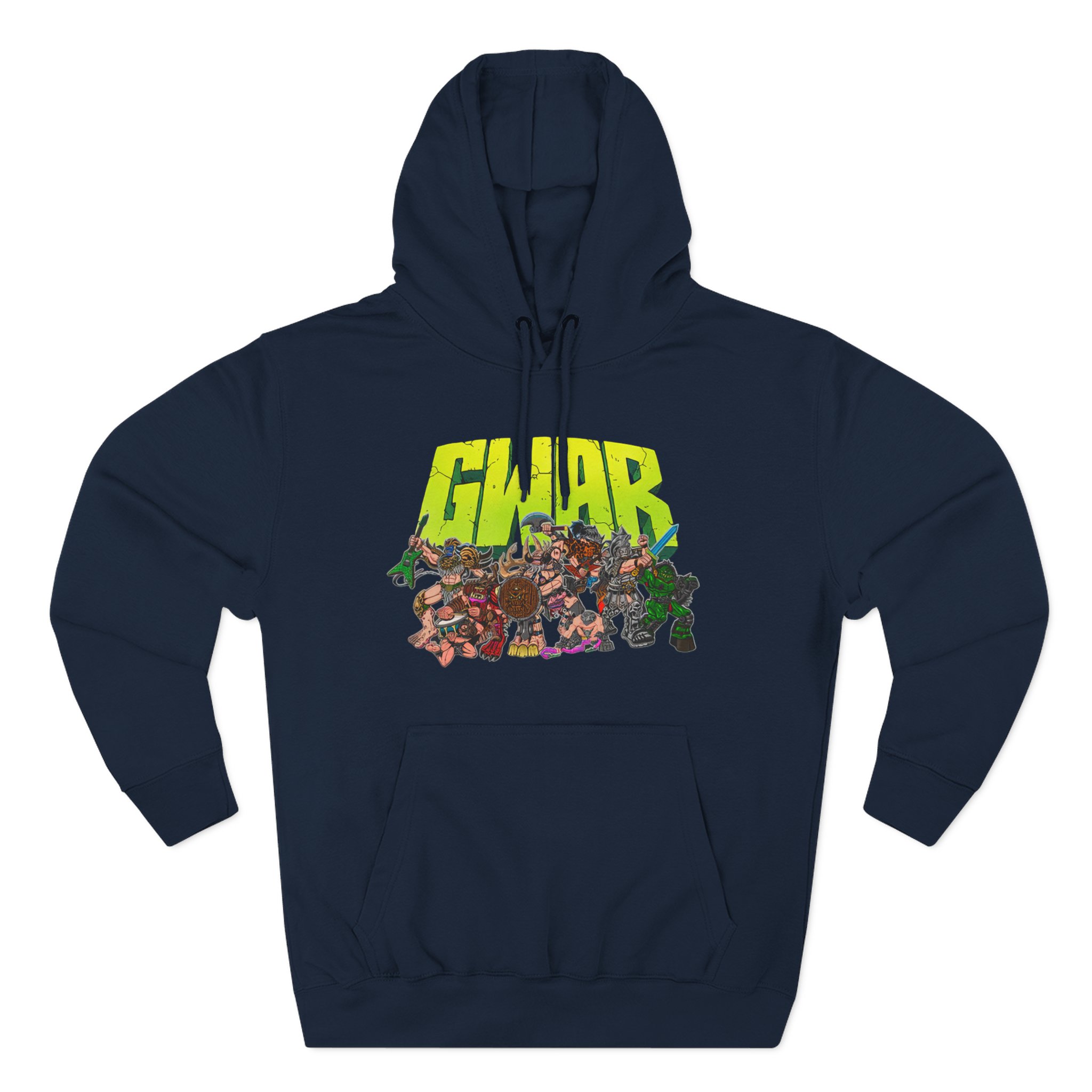 Gwar 2020 Animated Members Three-Panel Fleece Hoodie