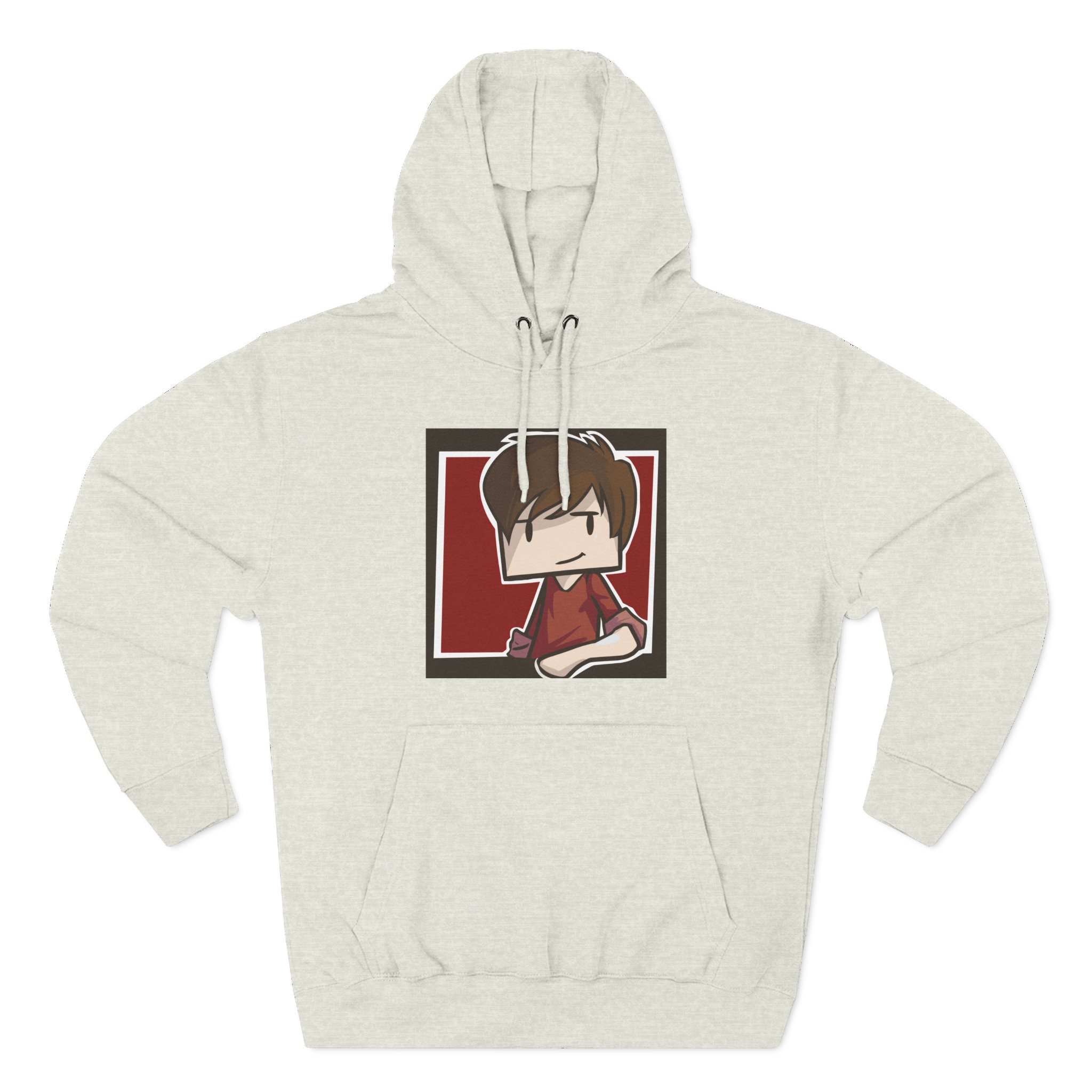 Grian Three-Panel Fleece Hoodie