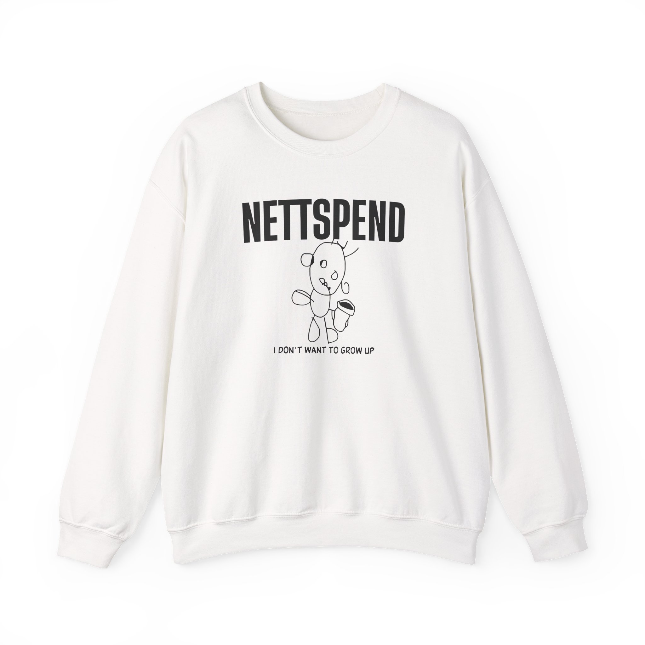 Nettspend I Dont Want to Grow Up Unisex Heavy Blendâ„¢ Crewneck Sweatshirt