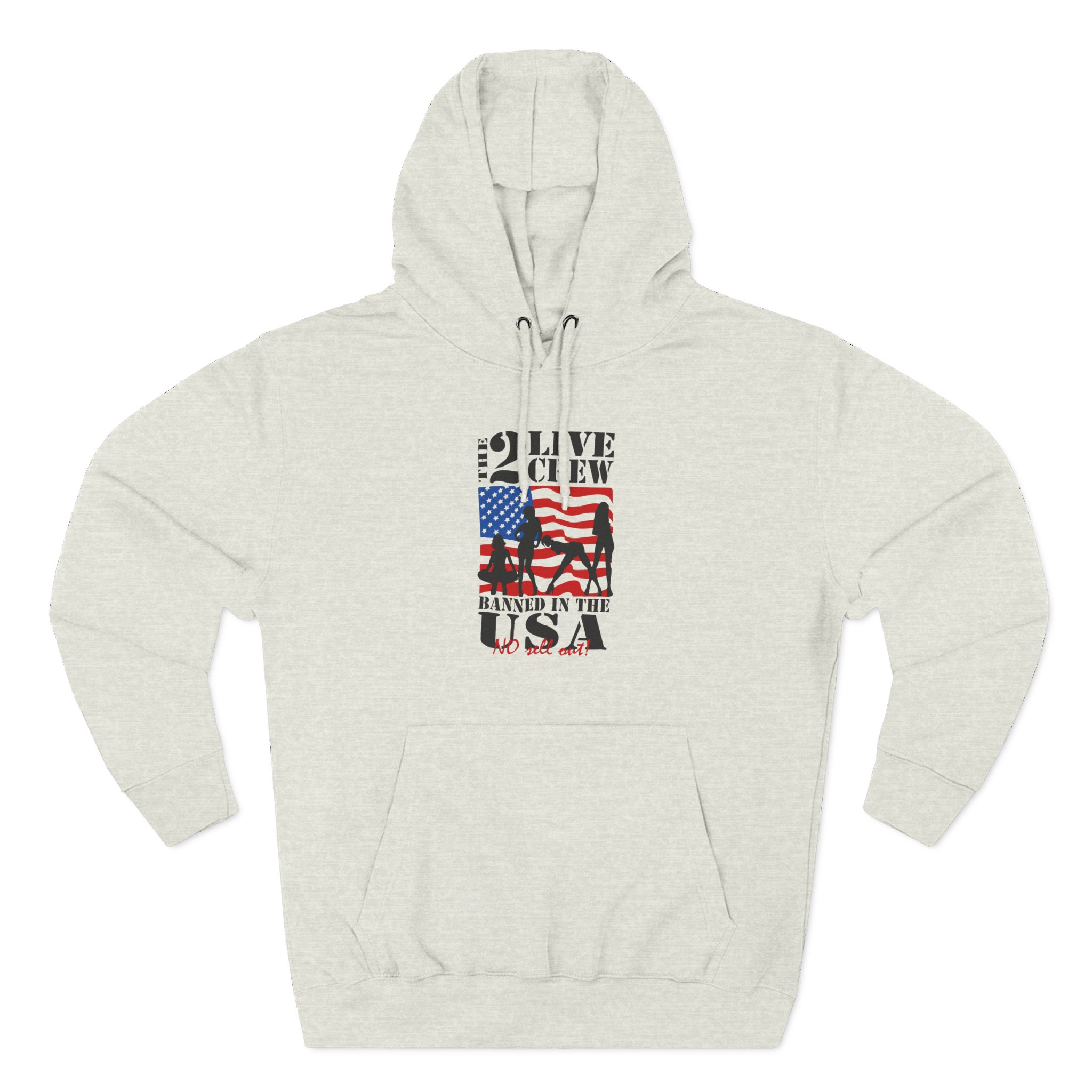2 Live Crew The Banned in the Usa Three-Panel Fleece Hoodie