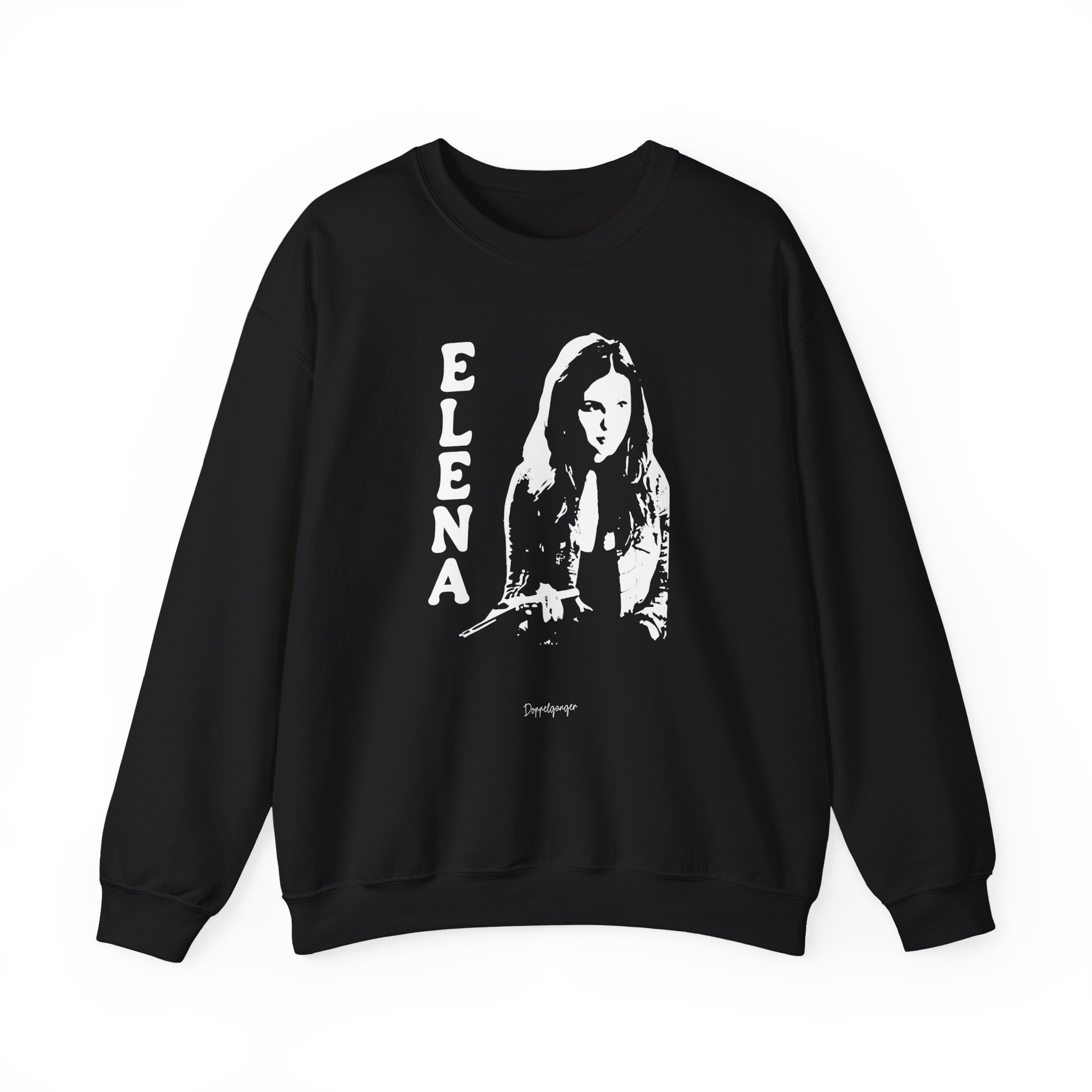 Nina Dobrev Reversible Doppelganger Unisex Heavy Blendâ„¢ Crewneck Sweatshirt