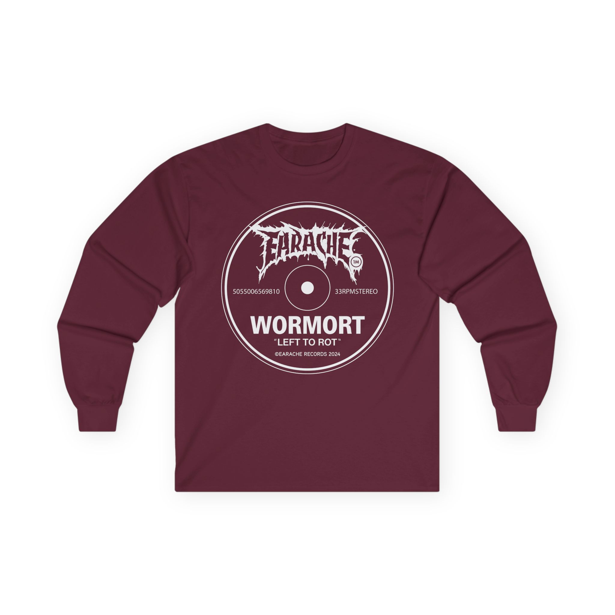 Wormrot Left to Rot Label Unisex Ultra Cotton Long Sleeve Tee
