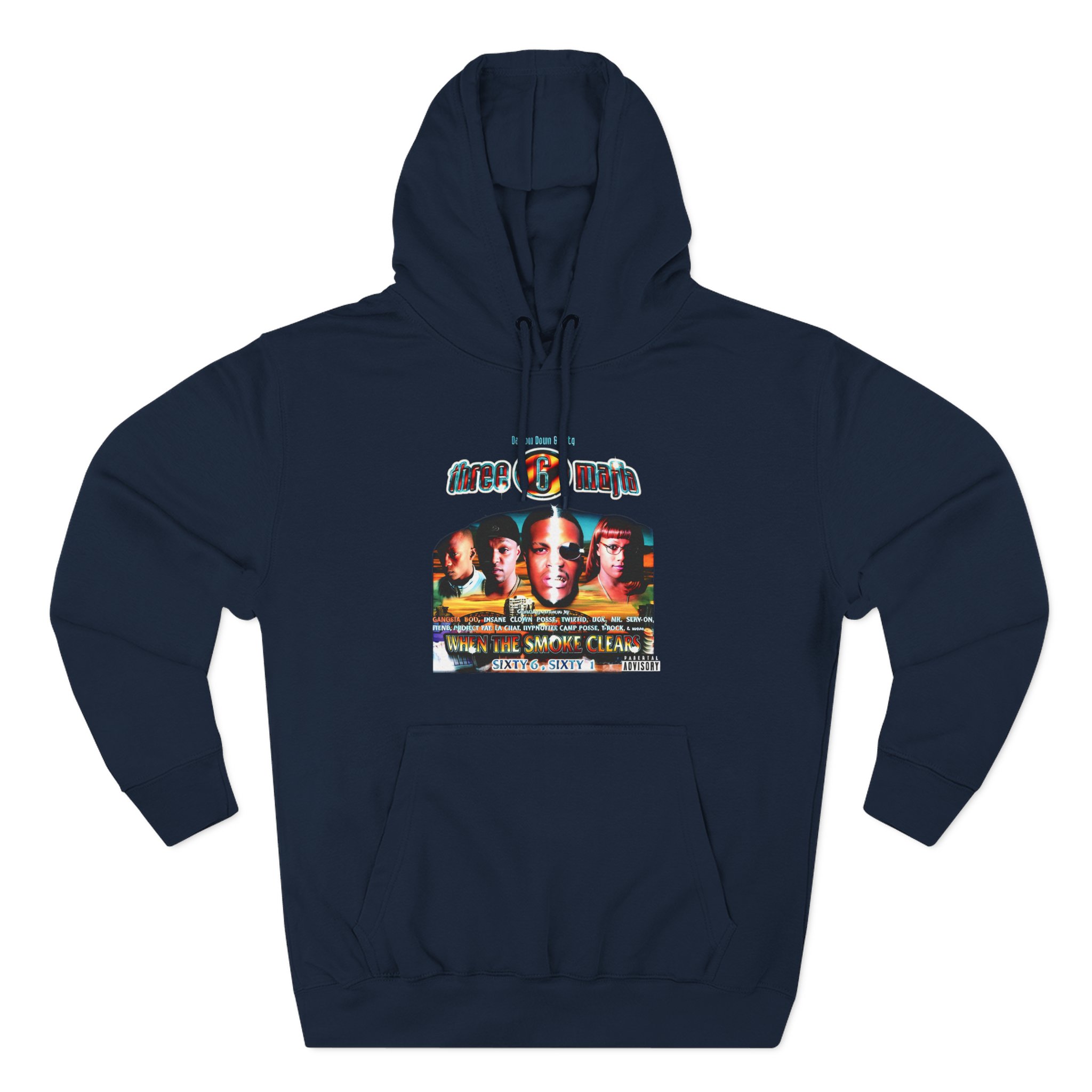Three 6 Mafia When the Smoke Clears Three-Panel Fleece Hoodie