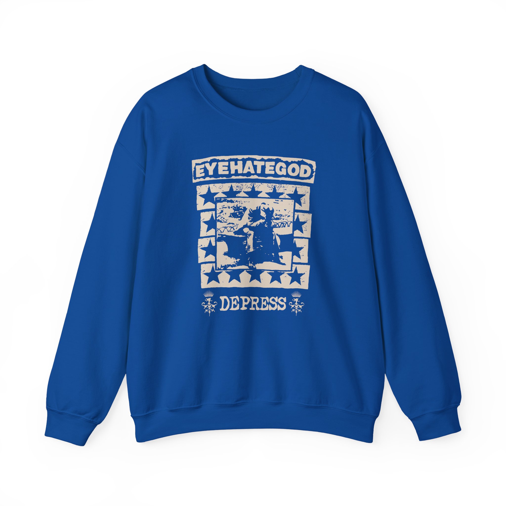 Eyehategod Depress Unisex Heavy Blendâ„¢ Crewneck Sweatshirt
