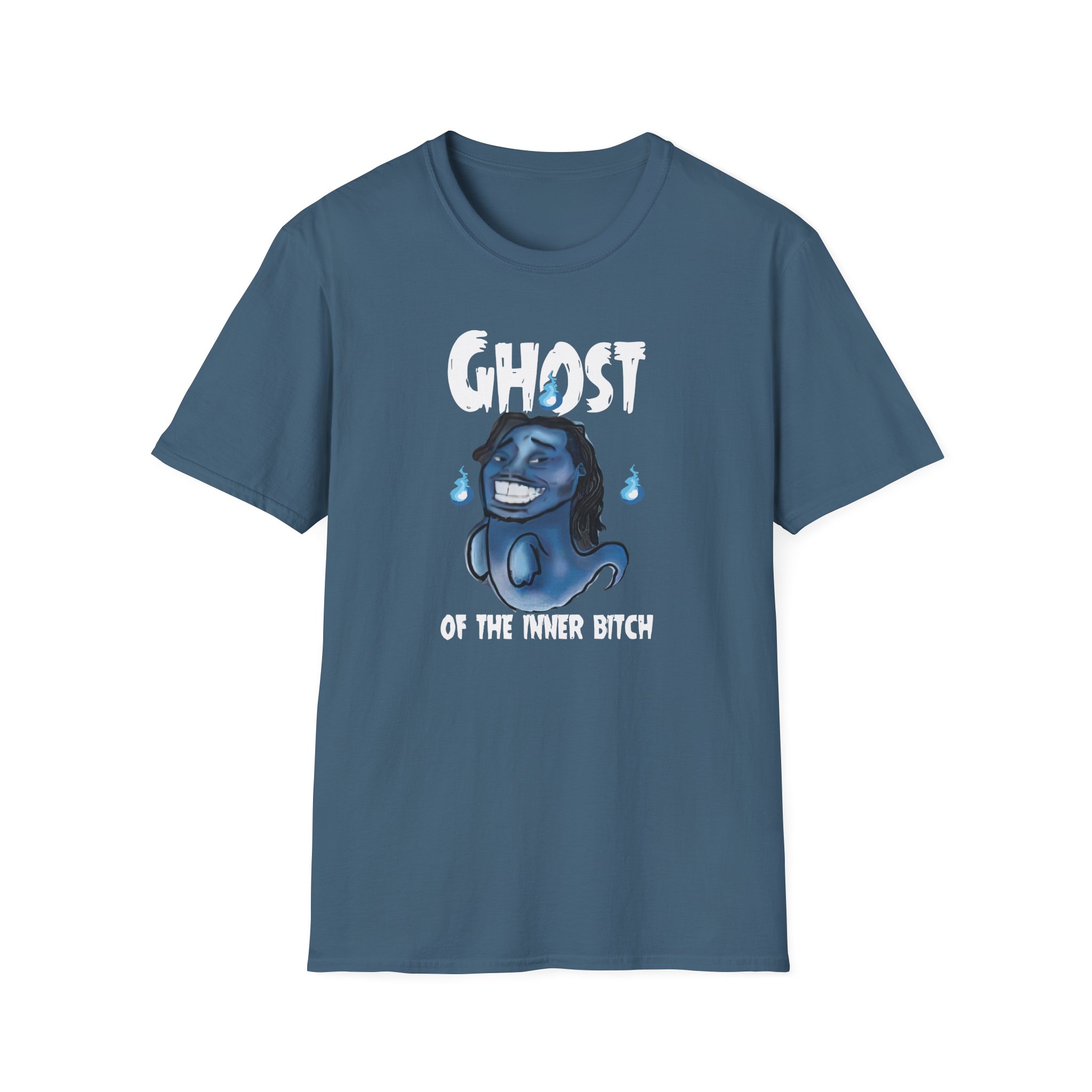 Aba and Preach Ghost of the Inner Bitch Unisex Softstyle T-Shirt