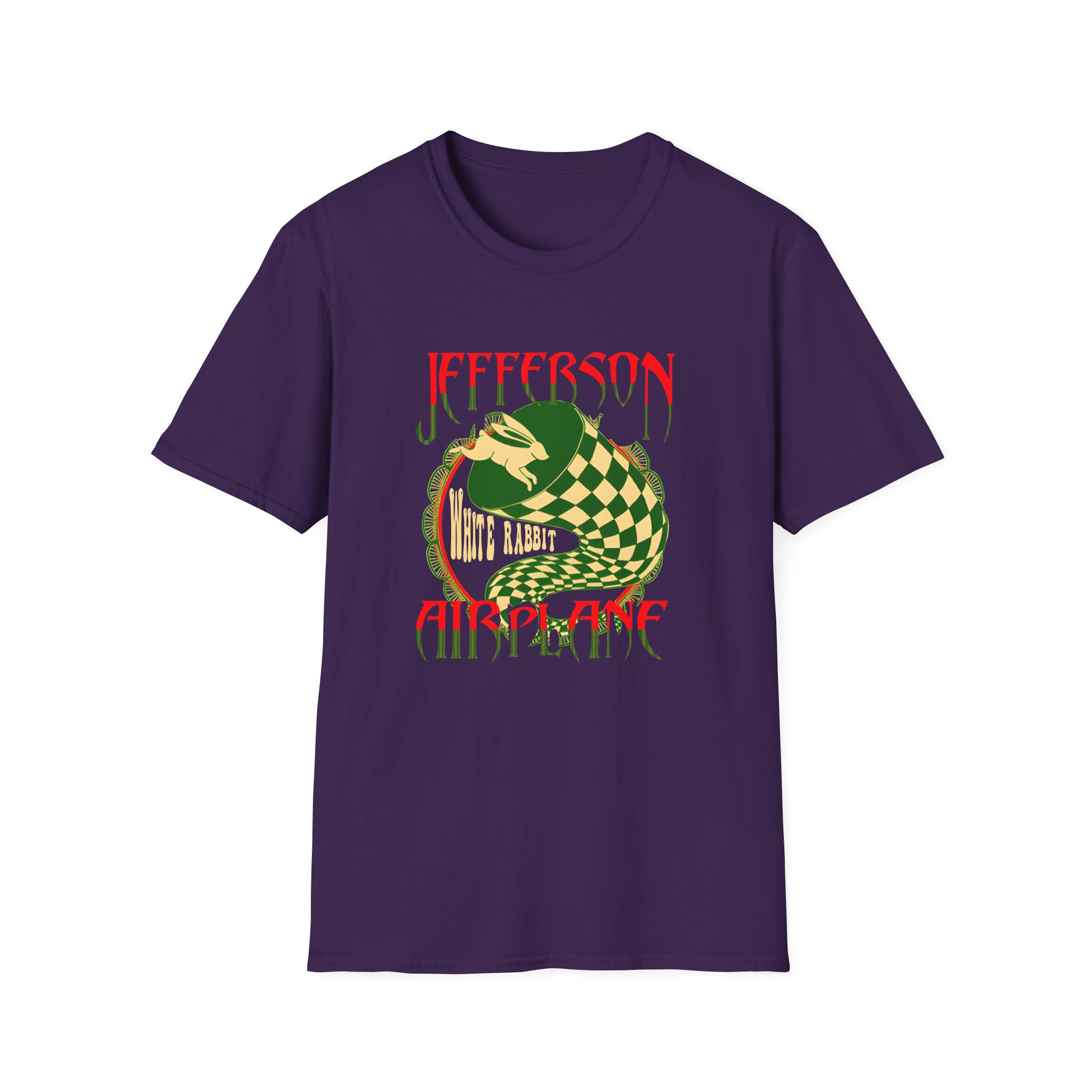 Jefferson Airplane Rabbit Unisex Softstyle T-Shirt