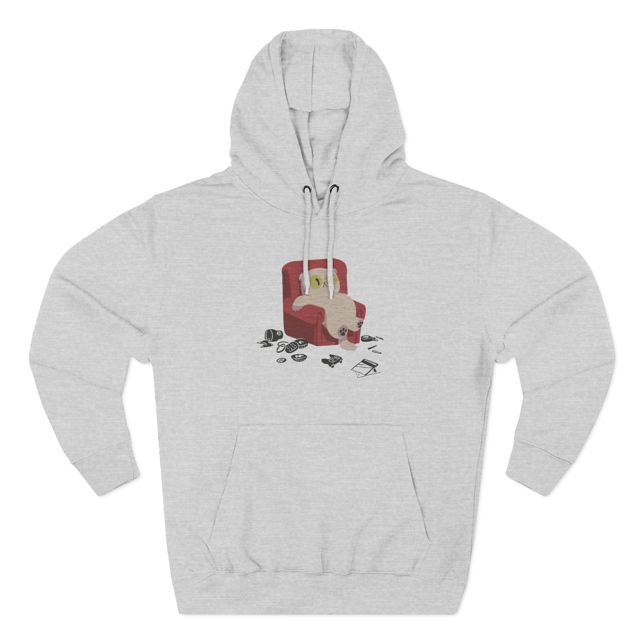 Lirik Lazycat Three-Panel Fleece Hoodie