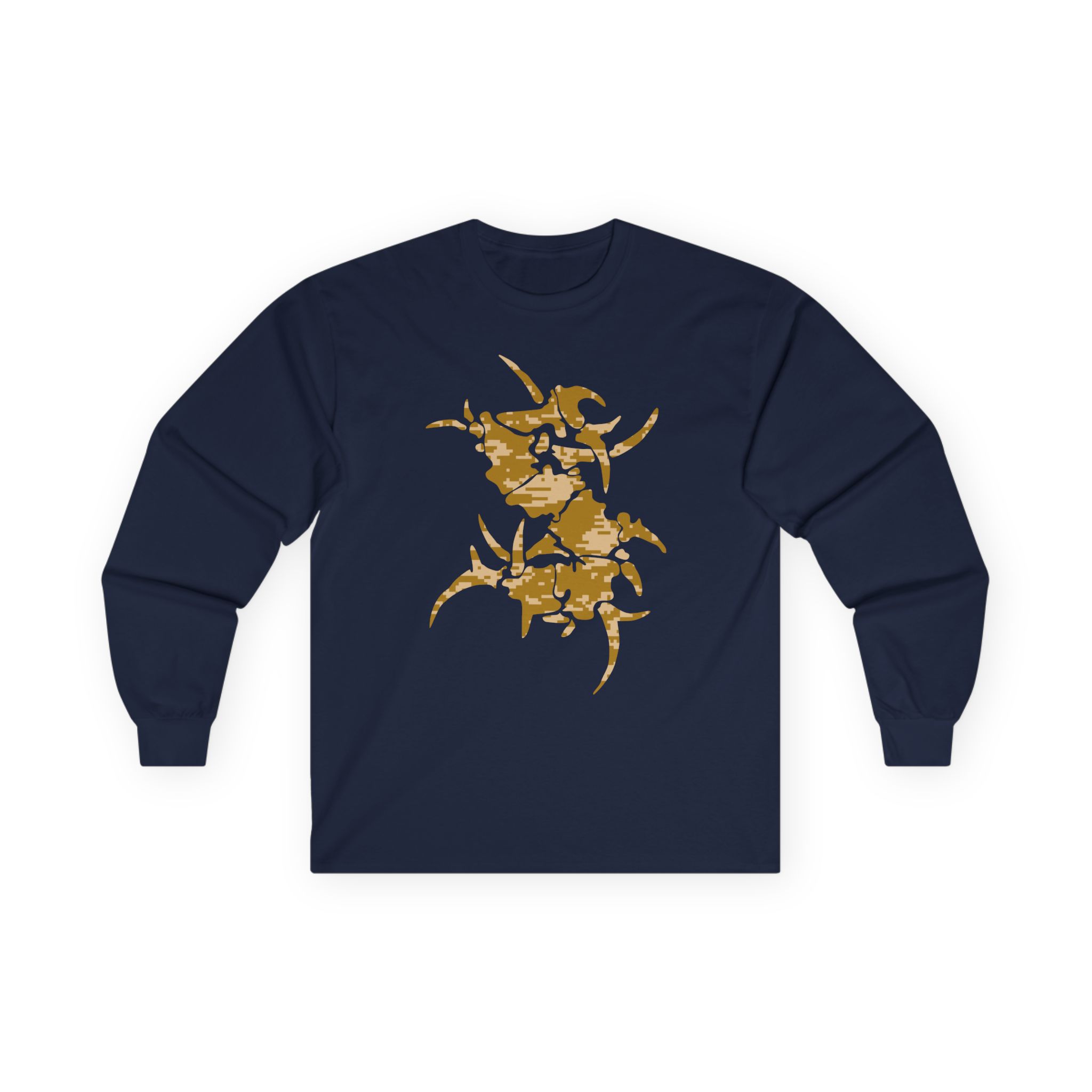 Sepultura Desert Camo S Logo Unisex Ultra Cotton Long Sleeve Tee