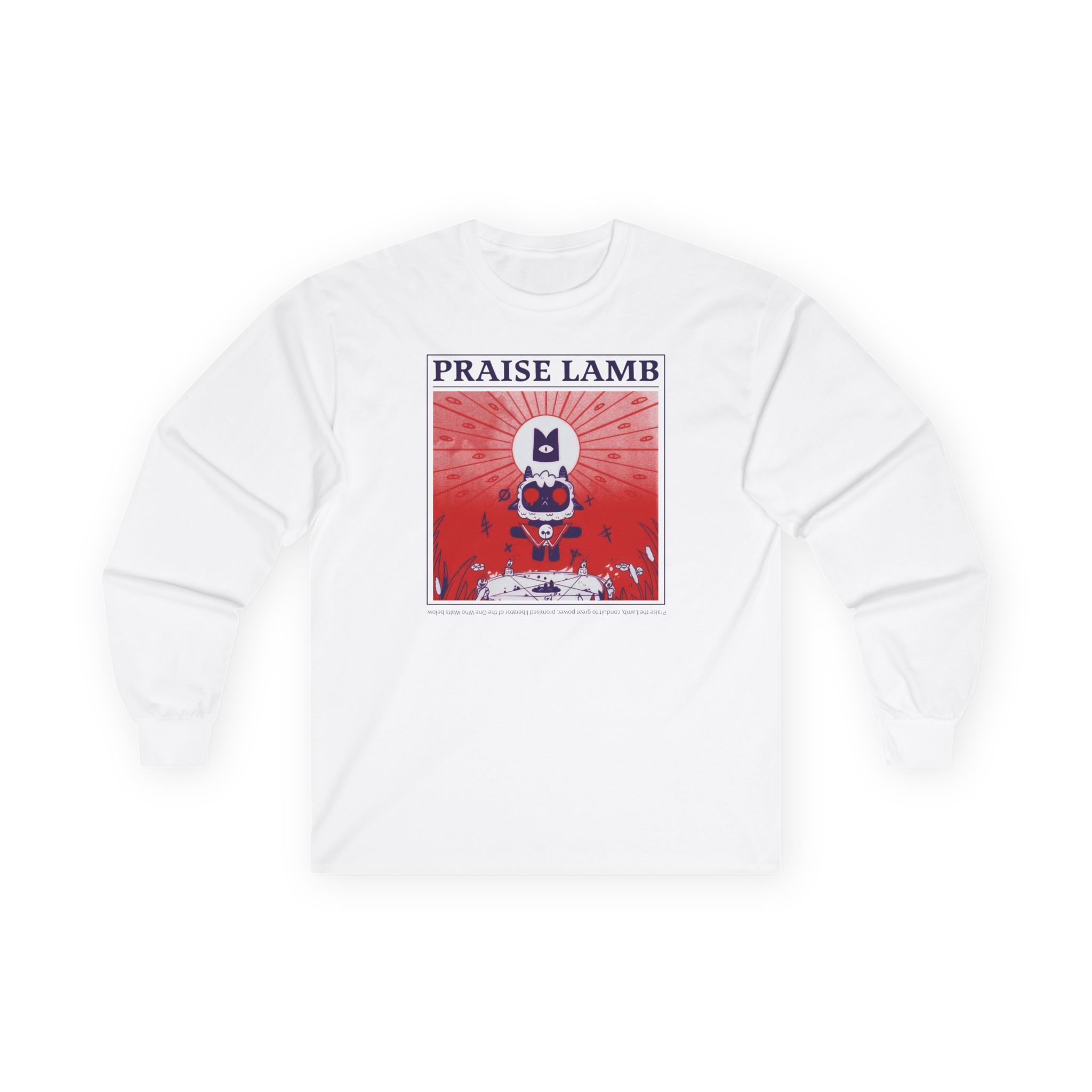 Cult of the Lamb Praise Lamb Unisex Ultra Cotton Long Sleeve Tee