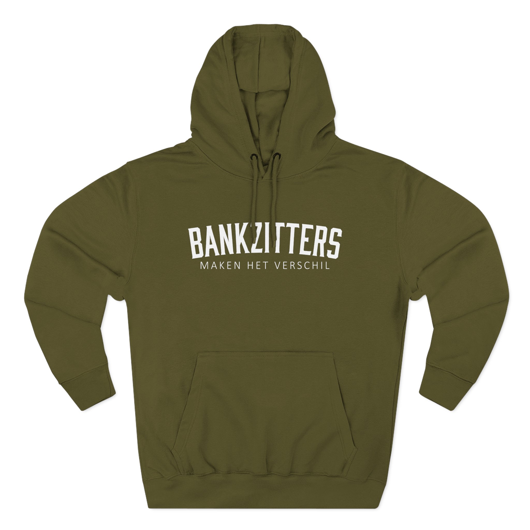 Bankzitters Maken Het Verschil Three-Panel Fleece Hoodie