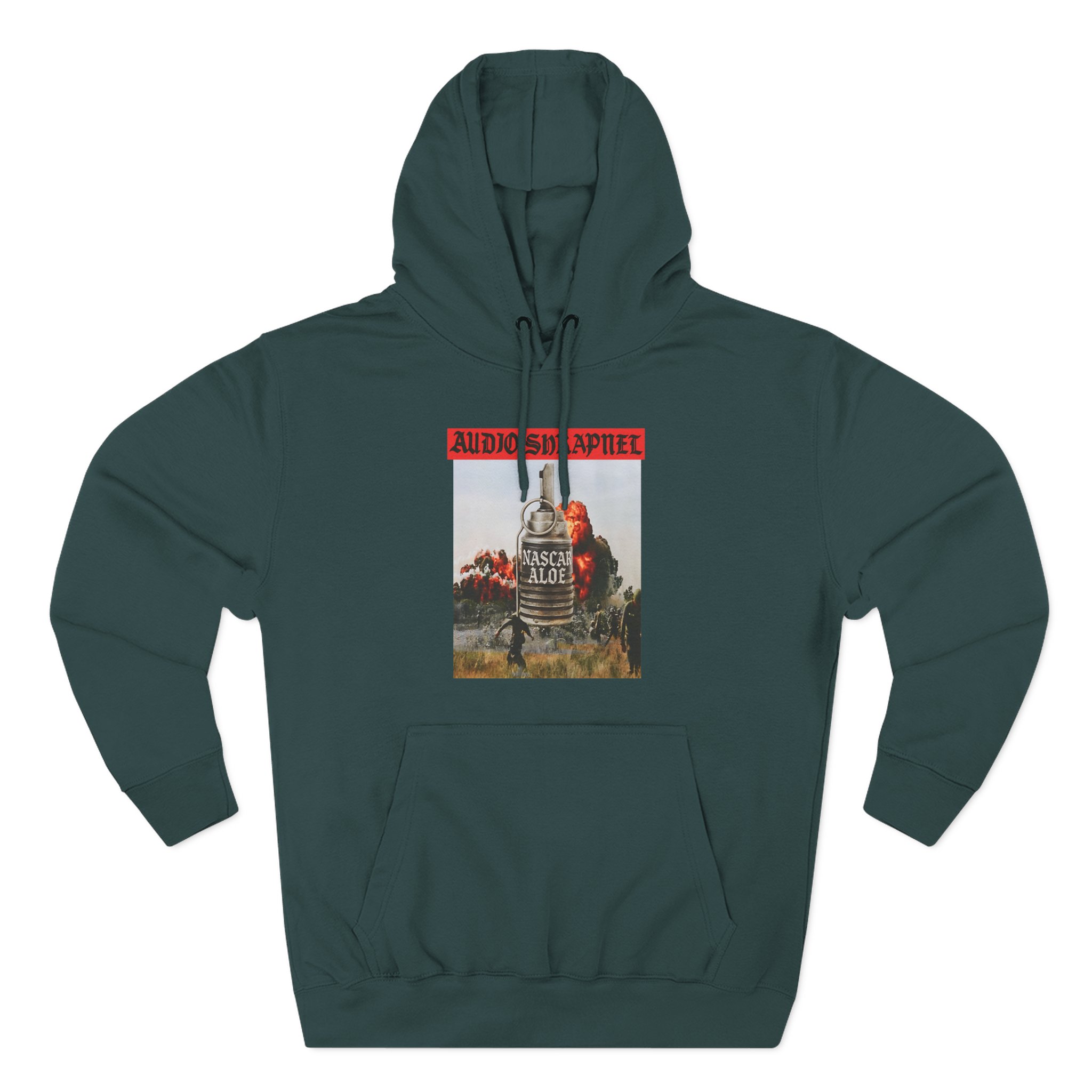 Nascar Aloe Grenade Three-Panel Fleece Hoodie