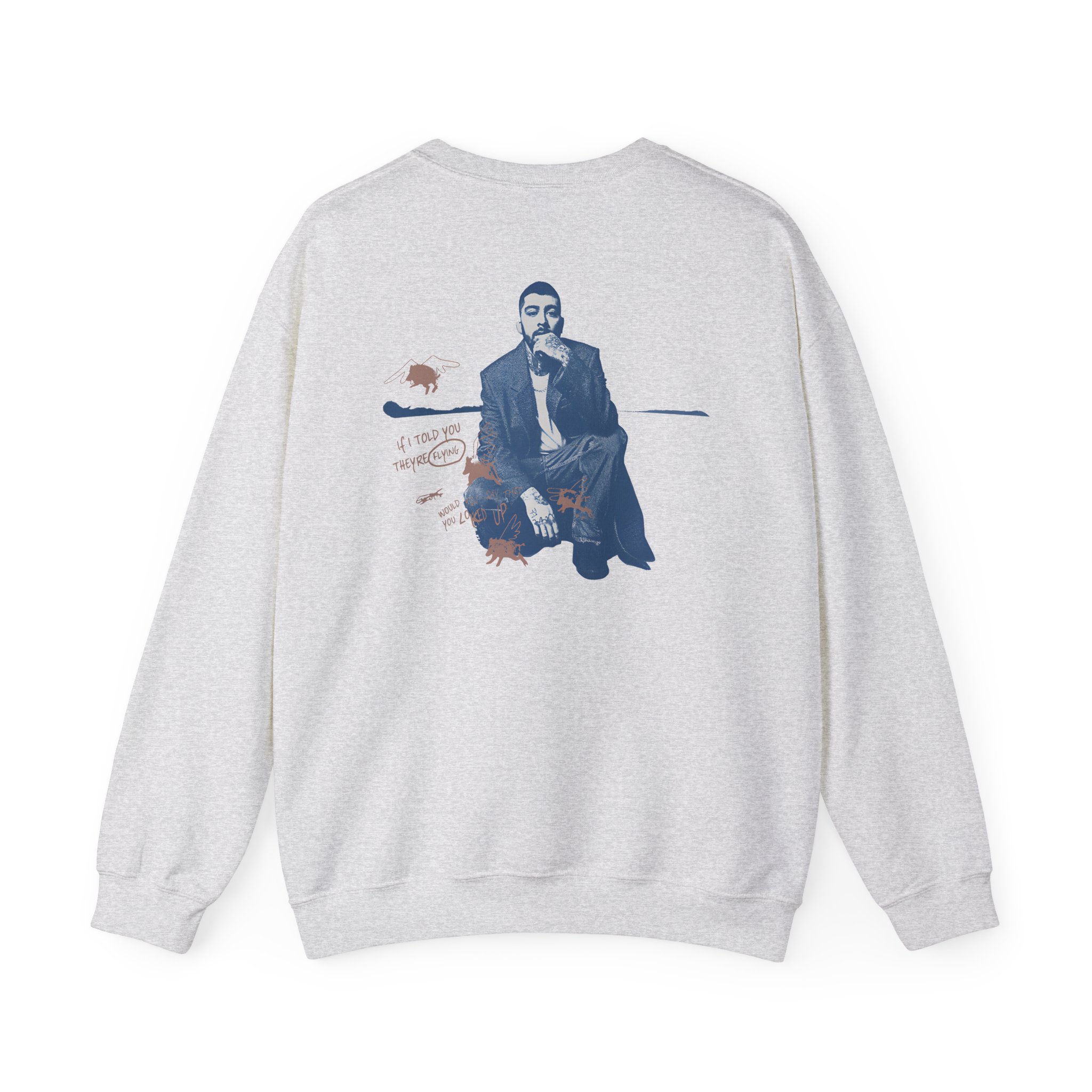 Zayn Malik Look Up Unisex Heavy Blendâ„¢ Crewneck Sweatshirt