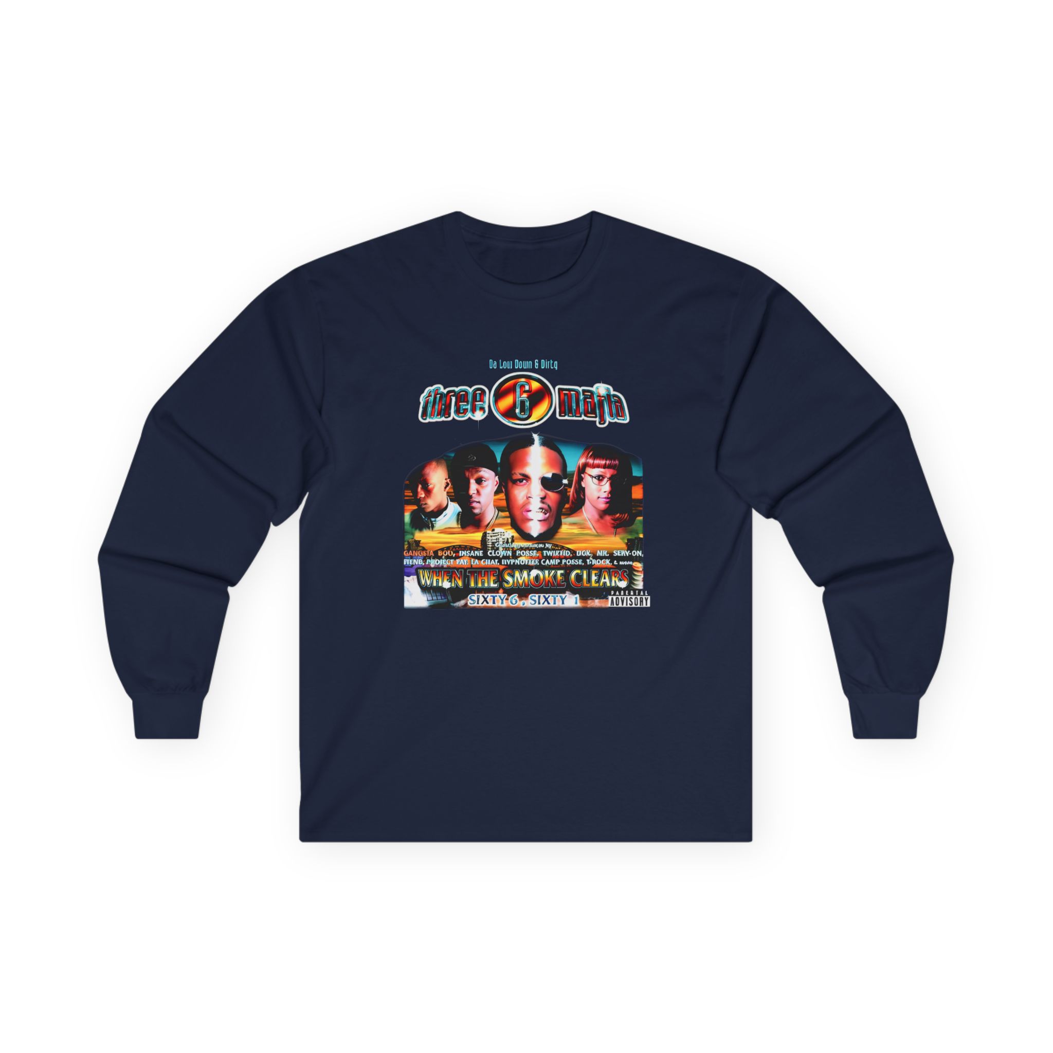 Three 6 Mafia When the Smoke Clears Unisex Ultra Cotton Long Sleeve Tee