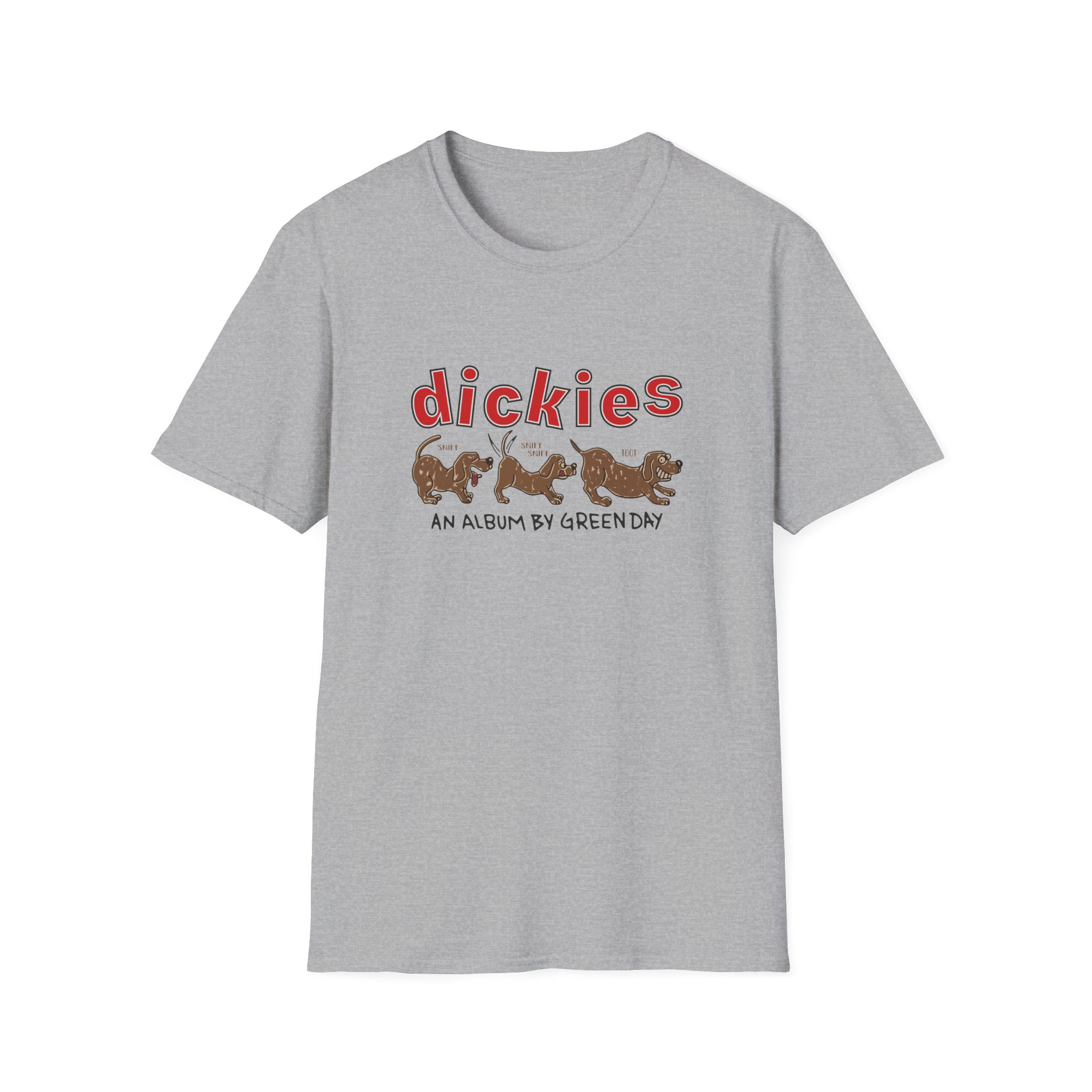 Green Day Dookie Dogs Unisex Softstyle T-Shirt