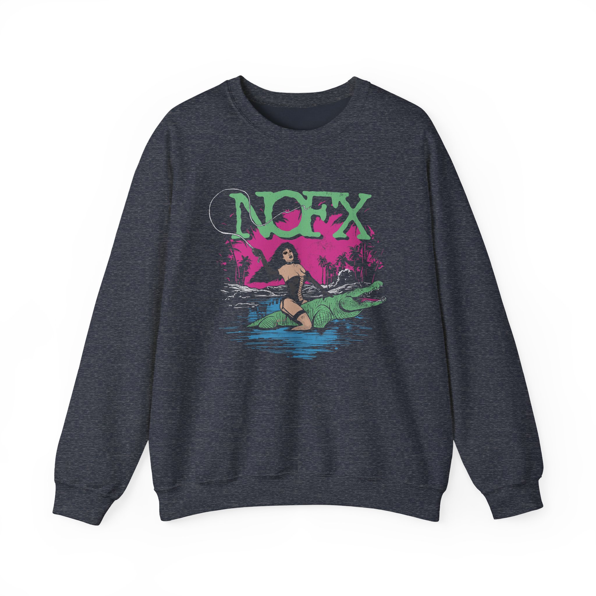 Nofx Gator Unisex Heavy Blendâ„¢ Crewneck Sweatshirt