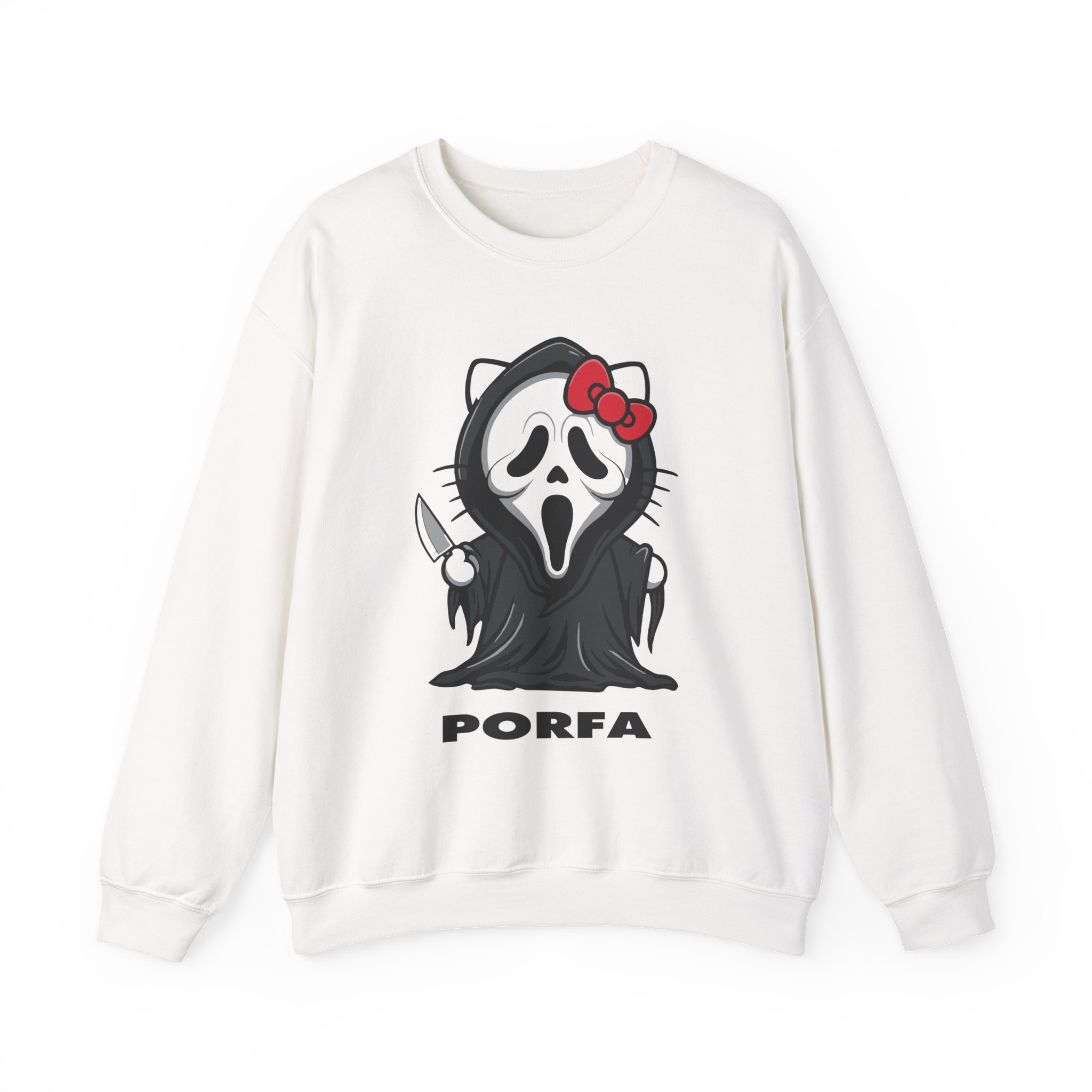Porfa Scream Halloween Unisex Heavy Blendâ„¢ Crewneck Sweatshirt