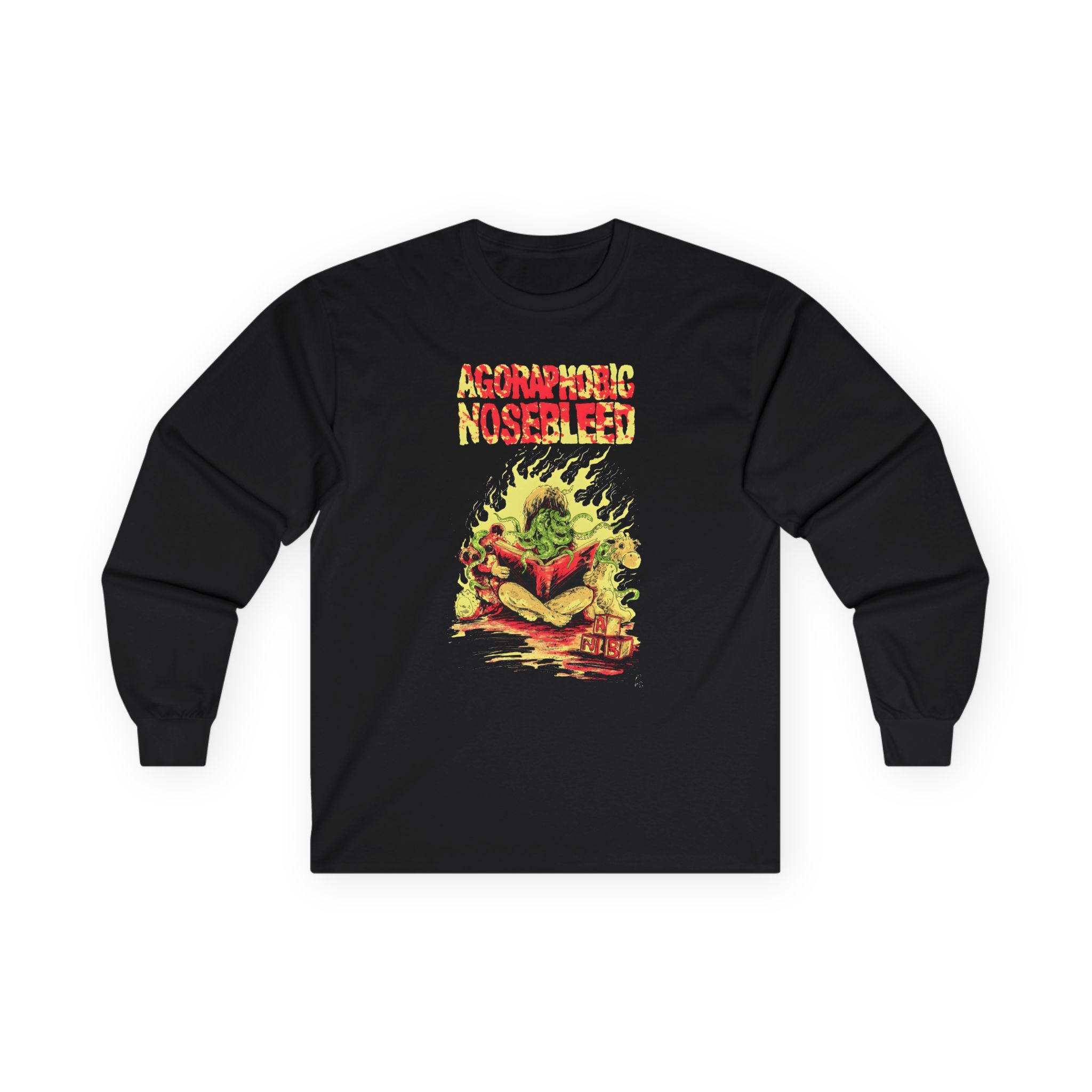 Agoraphobic Nosebleed Octo Book Unisex Ultra Cotton Long Sleeve Tee