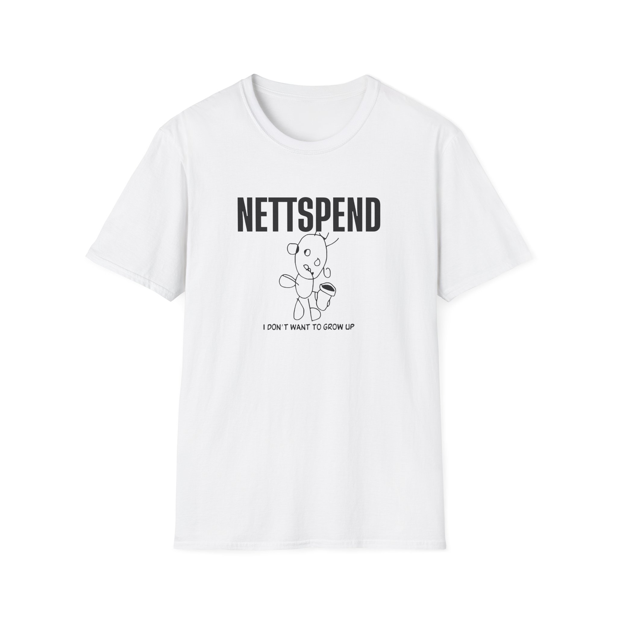 Nettspend I Dont Want to Grow Up Unisex Softstyle T-Shirt