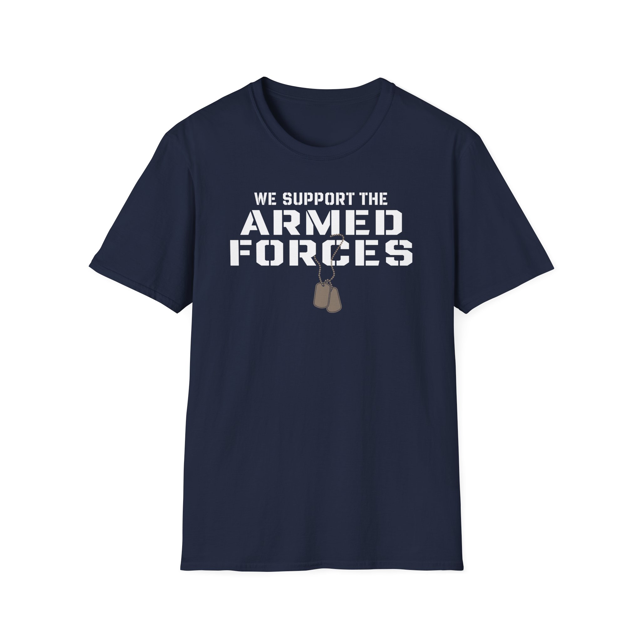 Valuetainment We Support the Armed Forces Unisex Softstyle T-Shirt