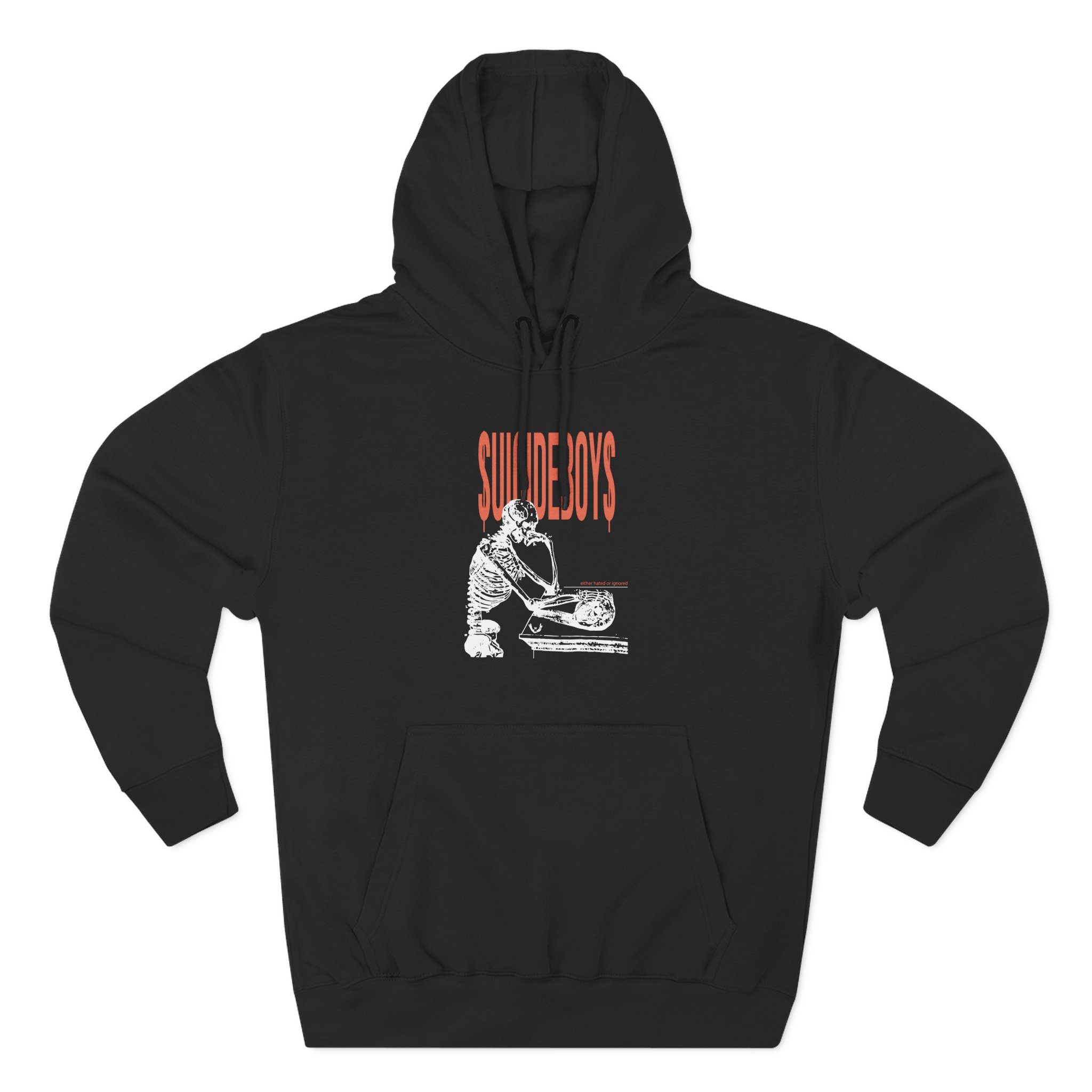 $uicideboy$ Either Hated or Ignores Three-Panel Fleece Hoodie