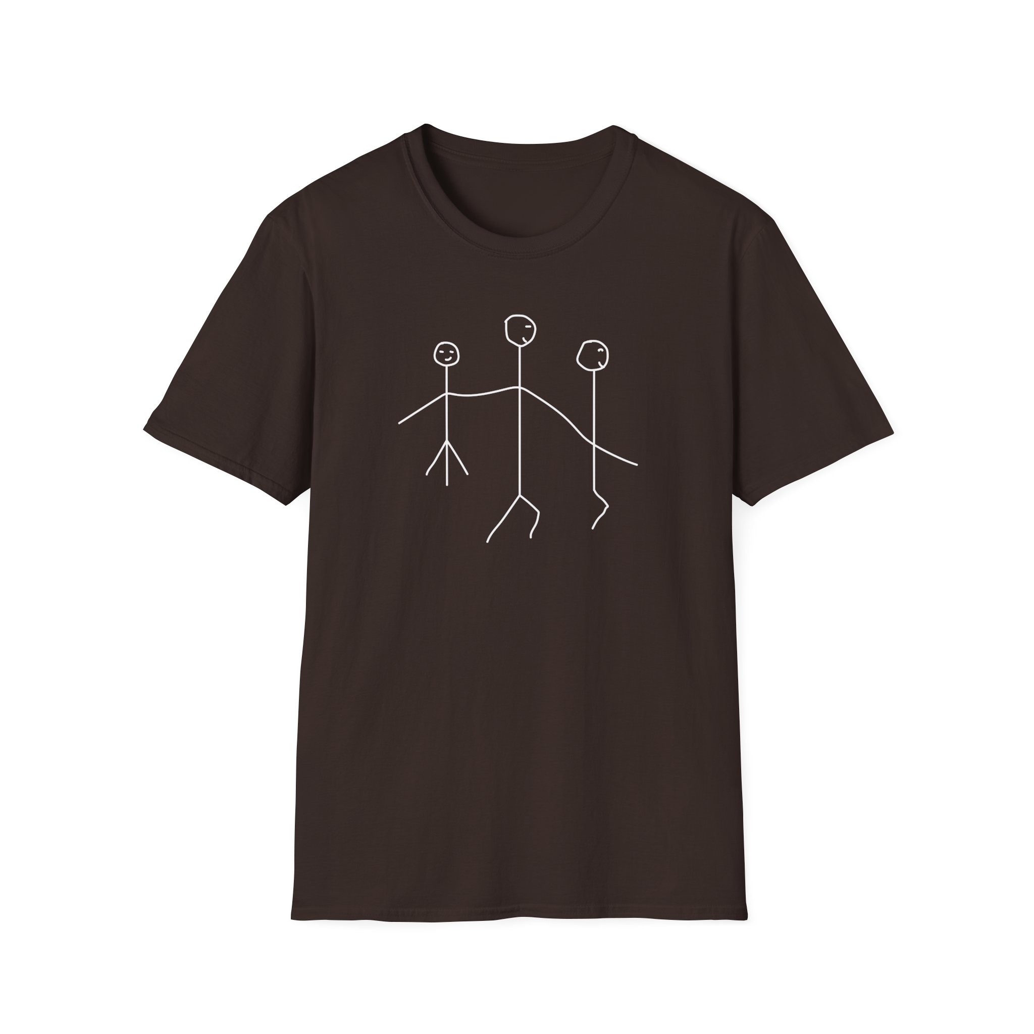 Leith Ross Stick Figures Unisex Softstyle T-Shirt