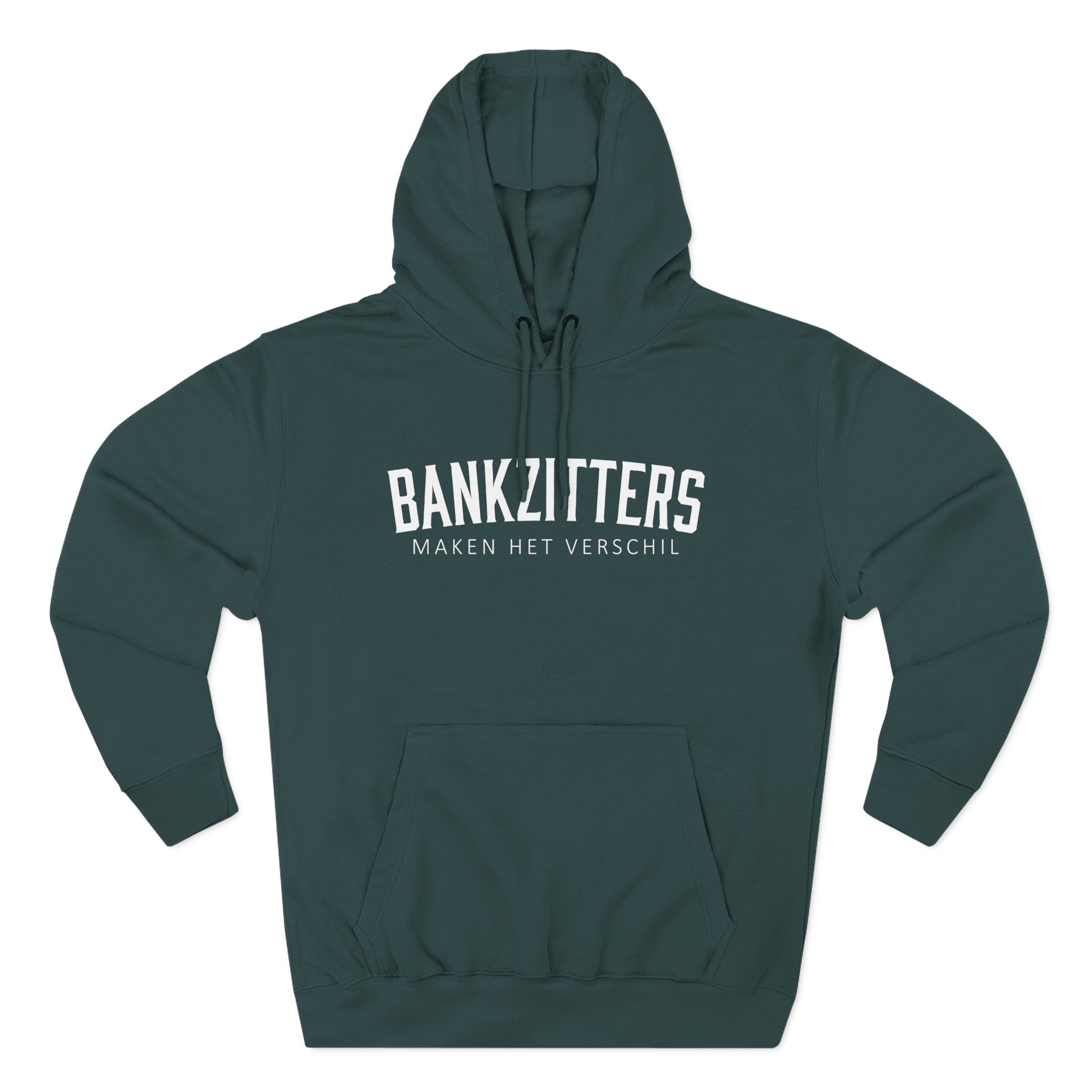 Bankzitters Maken Het Verschil Three-Panel Fleece Hoodie