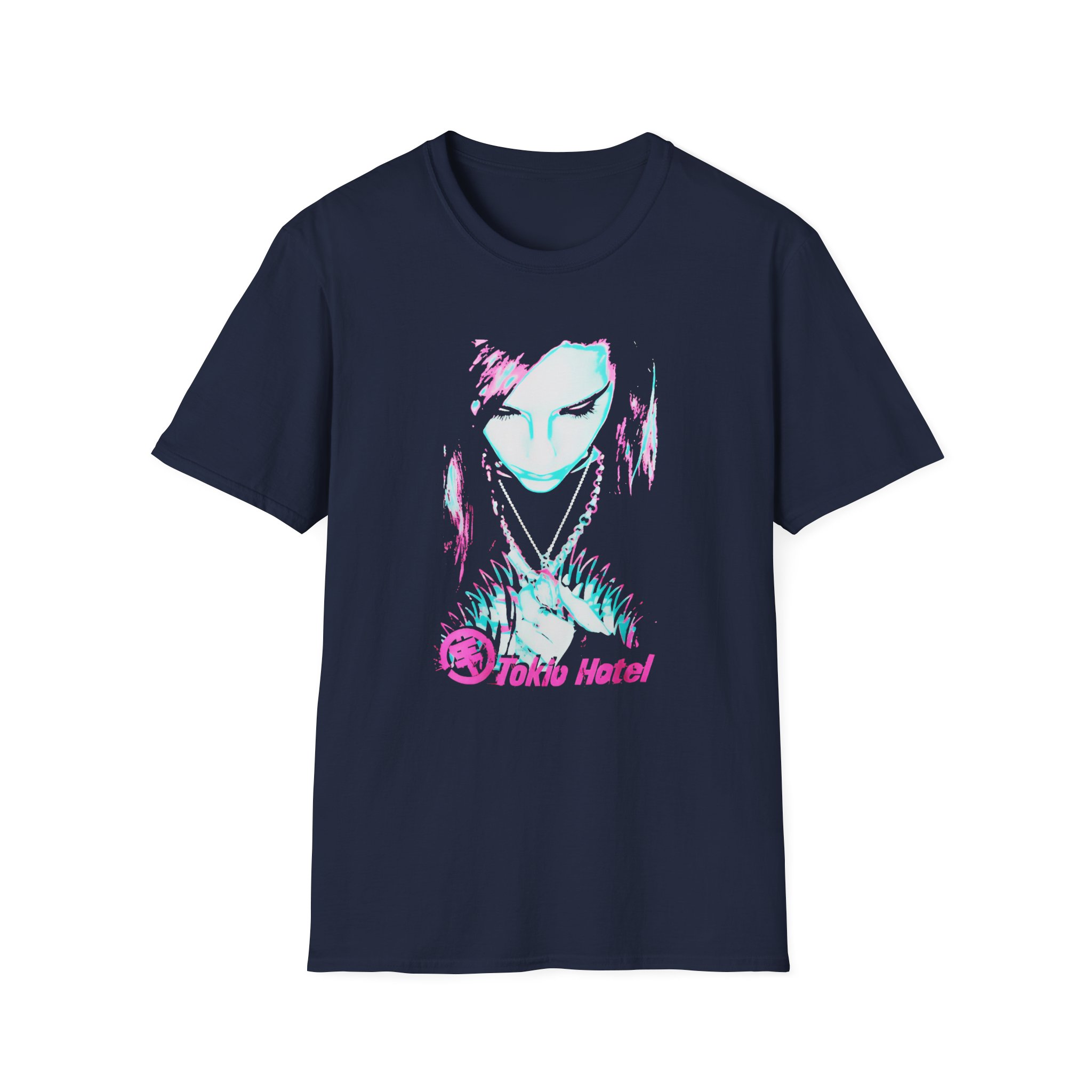 Kaulitz Hills Tokio Hotel Face Unisex Softstyle T-Shirt