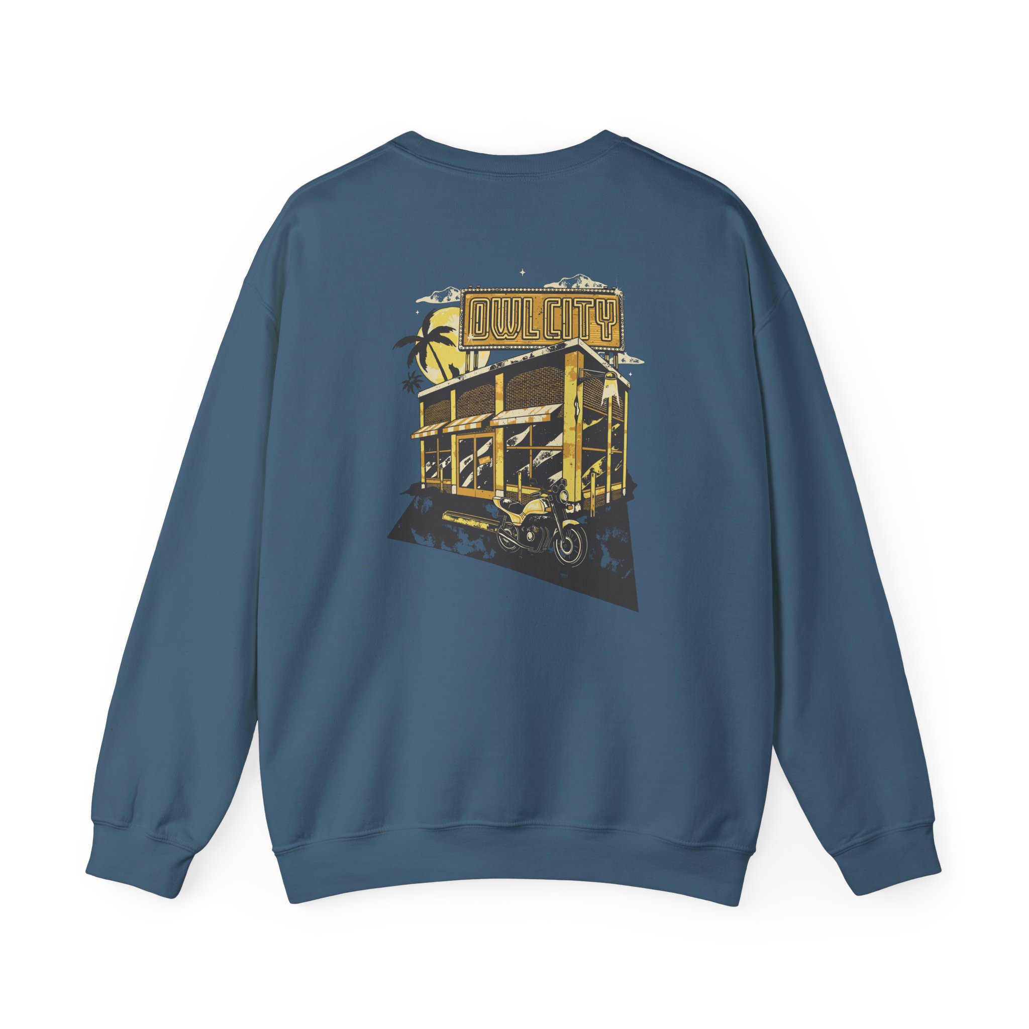 Owl City Coco Moon Storefront Unisex Heavy Blendâ„¢ Crewneck Sweatshirt