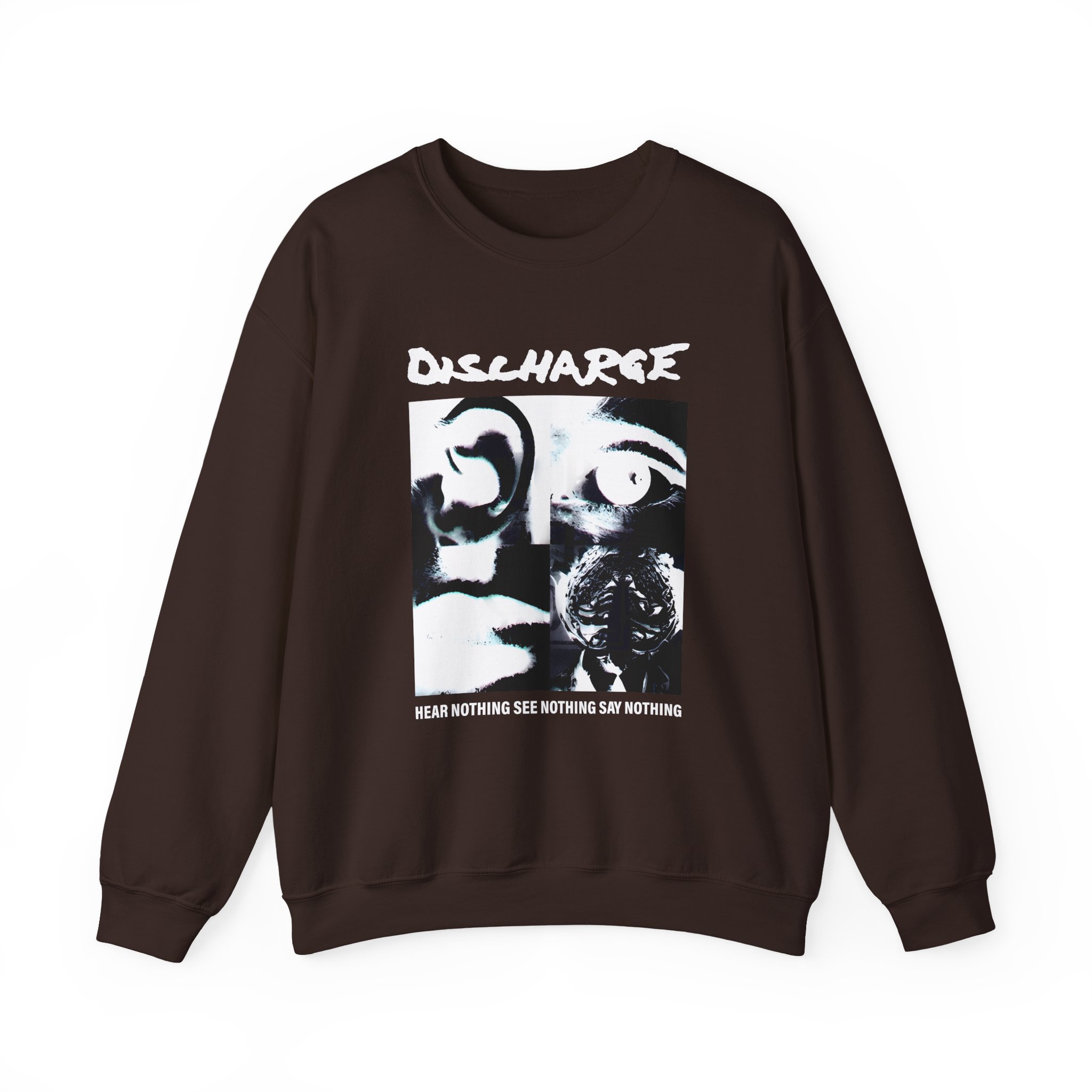 Discharge Hear Nothing Unisex Heavy Blendâ„¢ Crewneck Sweatshirt