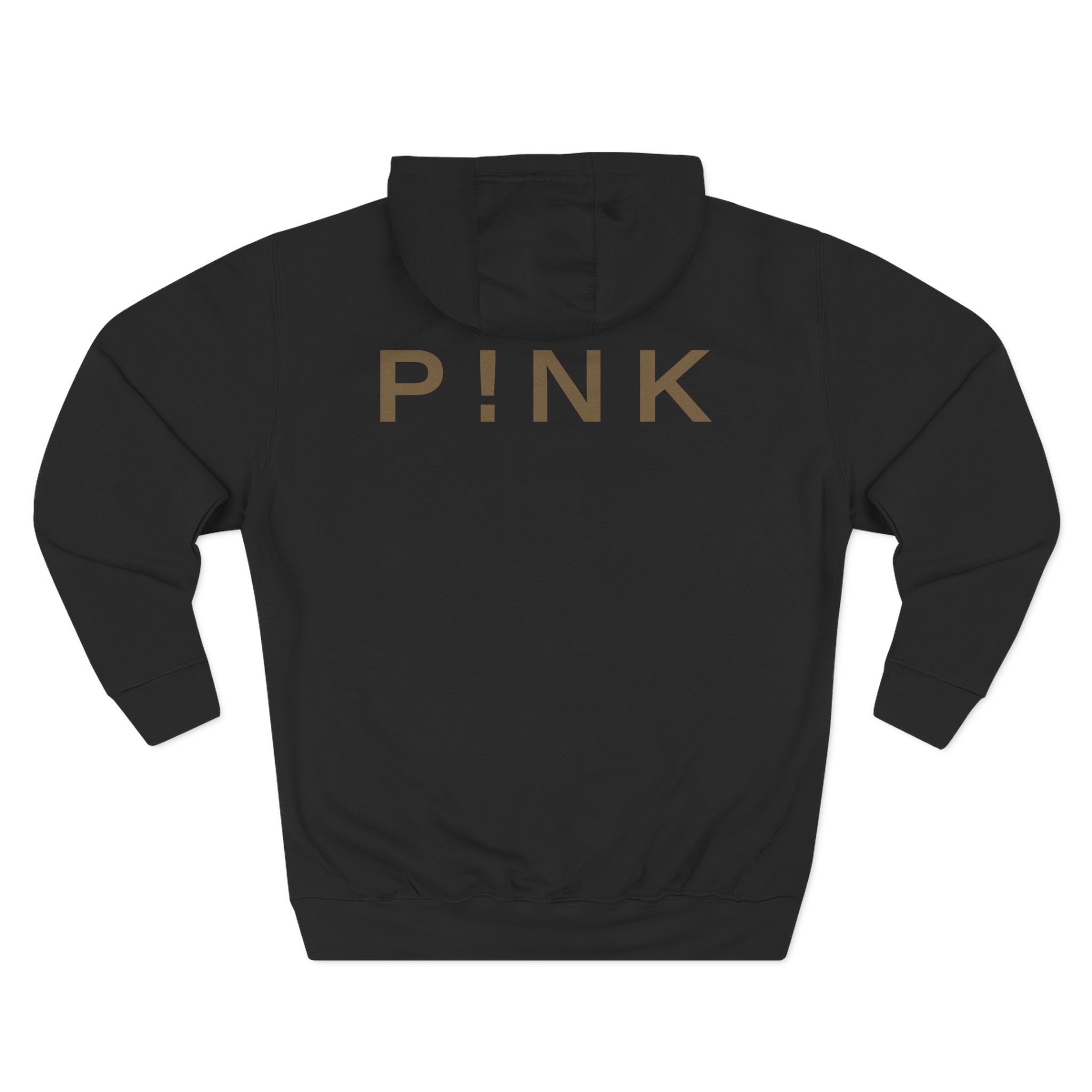 Pink Trustfall Praise Three-Panel Fleece Hoodie