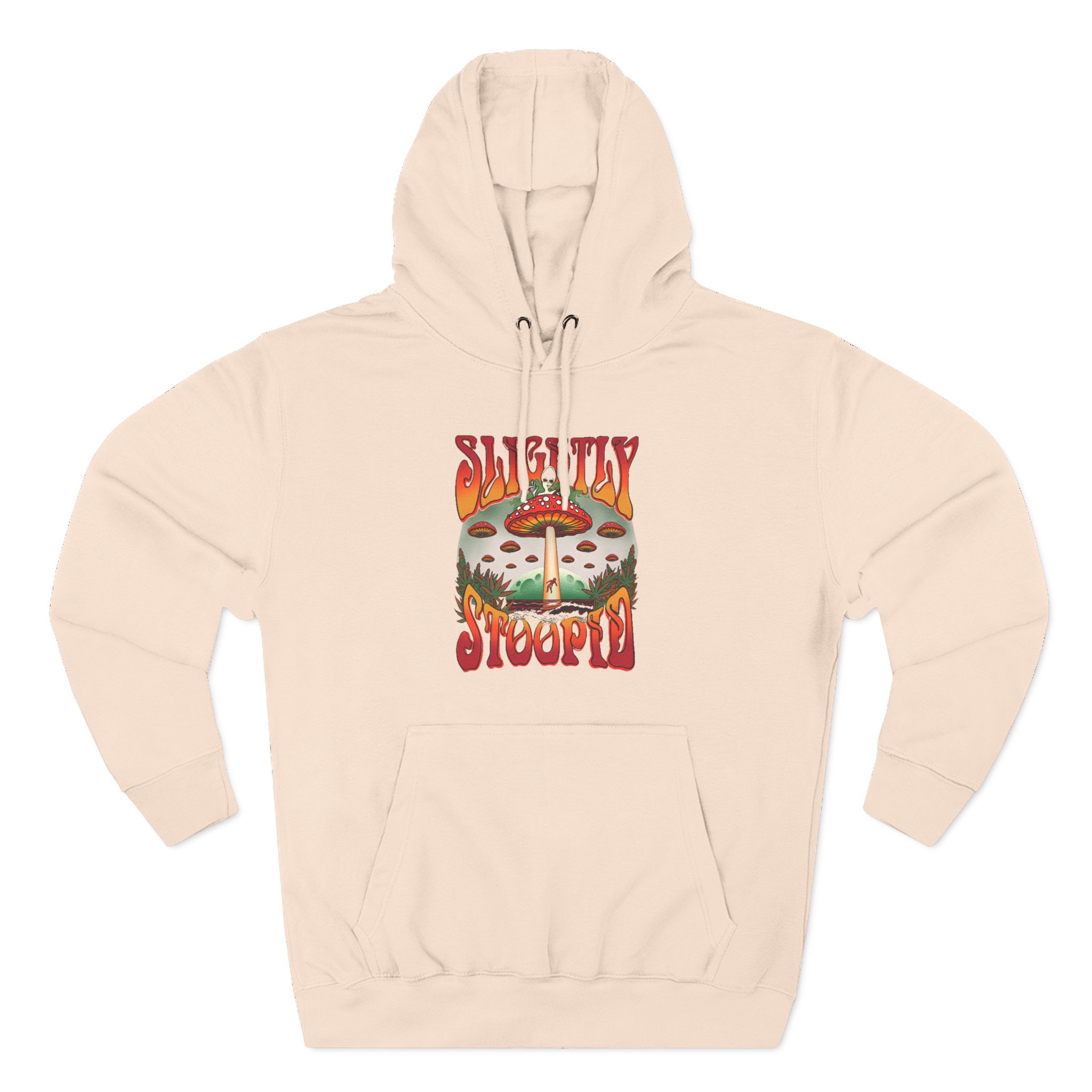 Slightly Stoopid Mushroom Ufo Three-Panel Fleece Hoodie