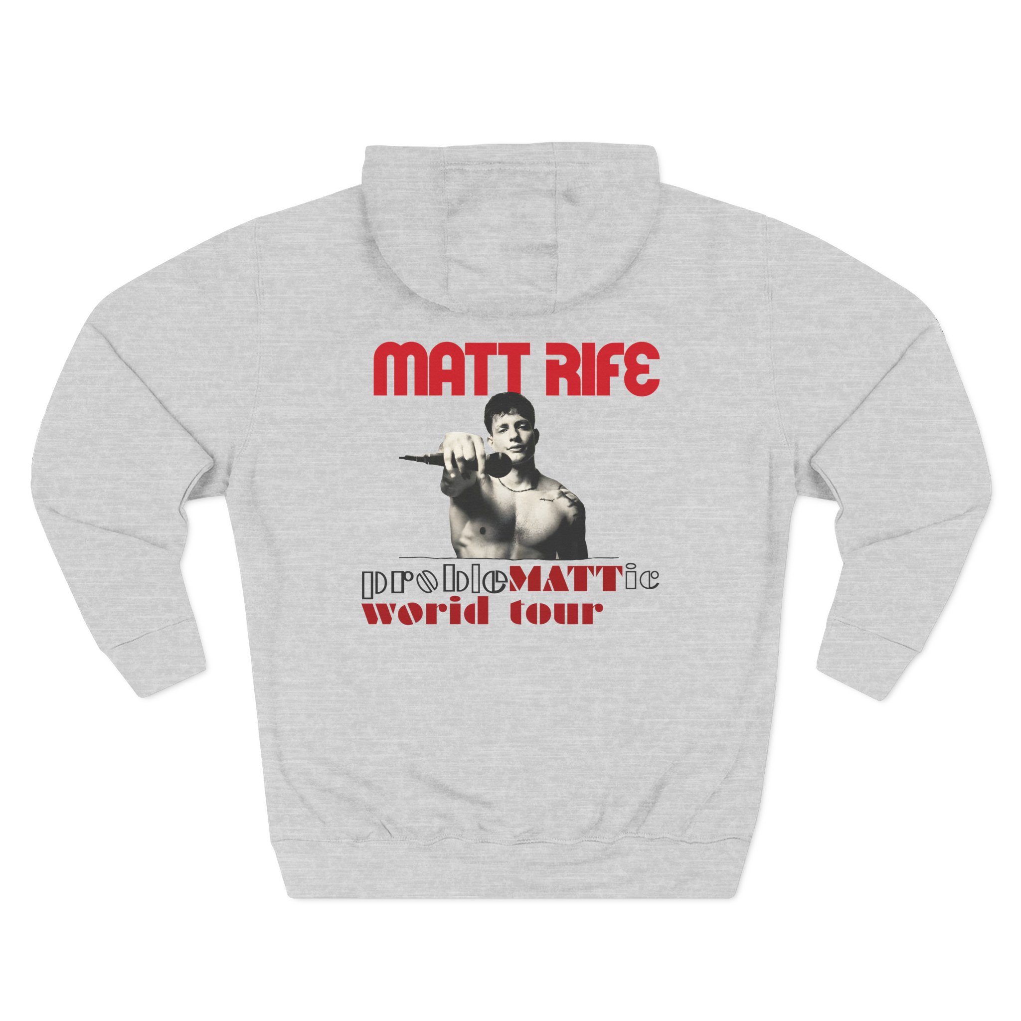 Matt Rife Problemattic Tour Pic Three-Panel Fleece Hoodie