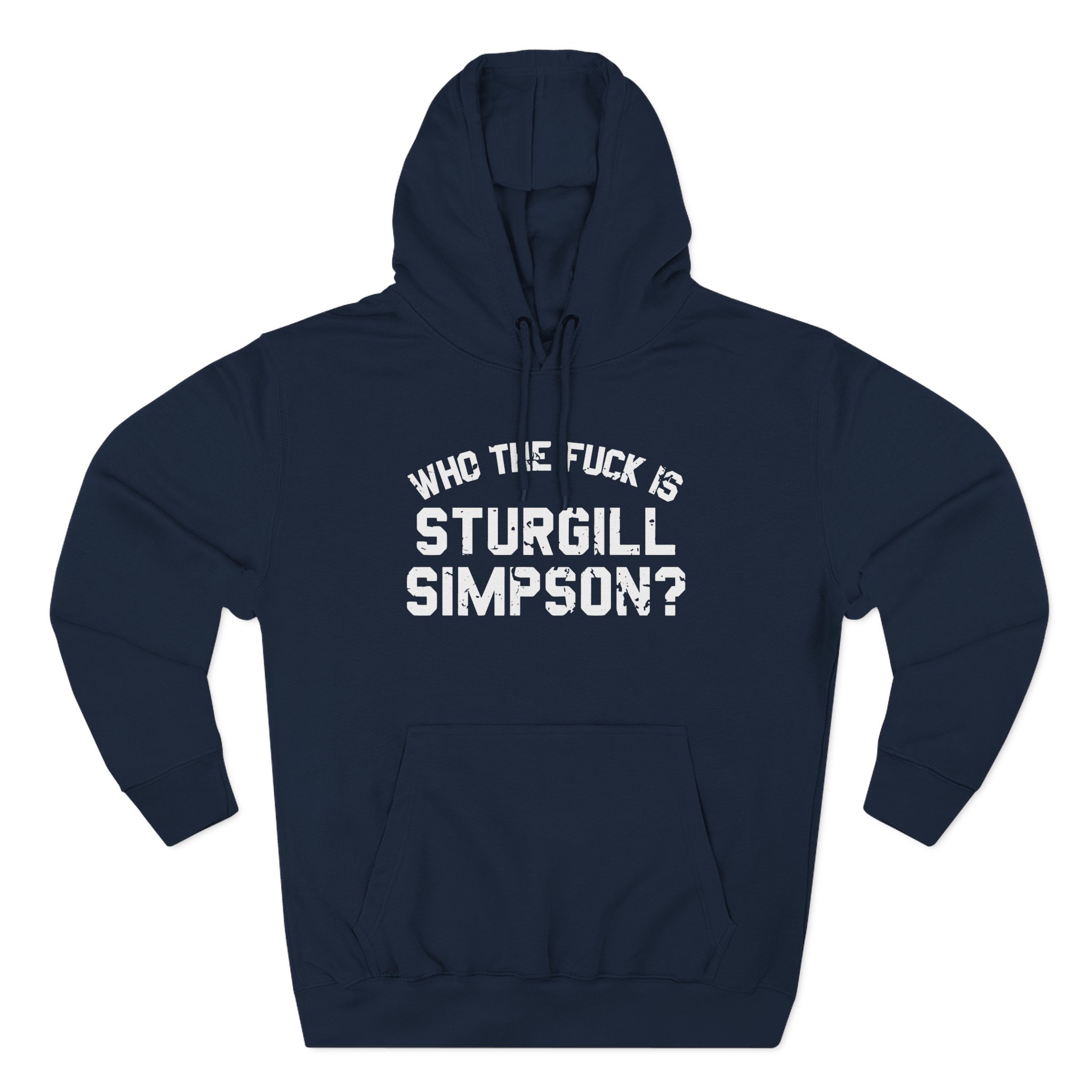 Sturgill Simpson Who The F*ck Is Sturgill Simpson Three-Panel Fleece Hoodie